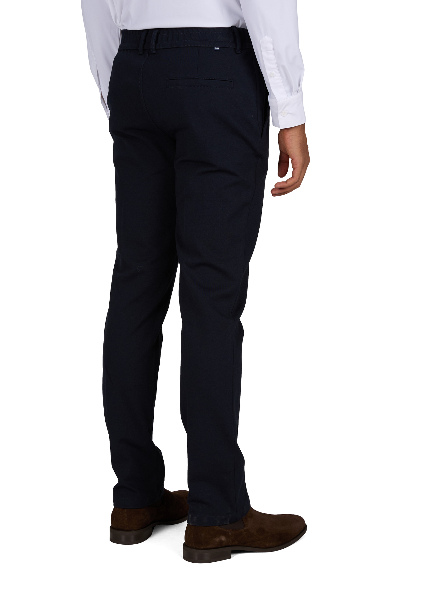Plain slim-fit trousers 1789 CALA Blue