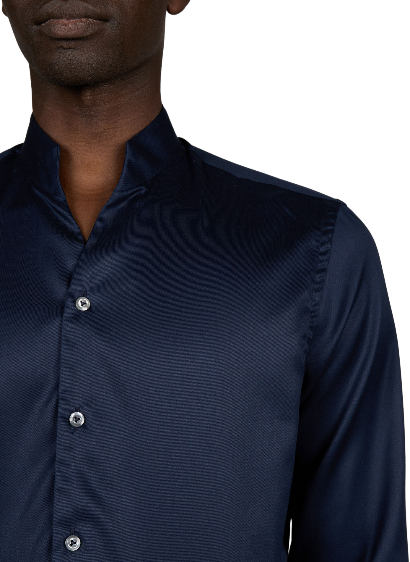 Chemise col classique manches contrastantes en coton VAN LAACK Blue