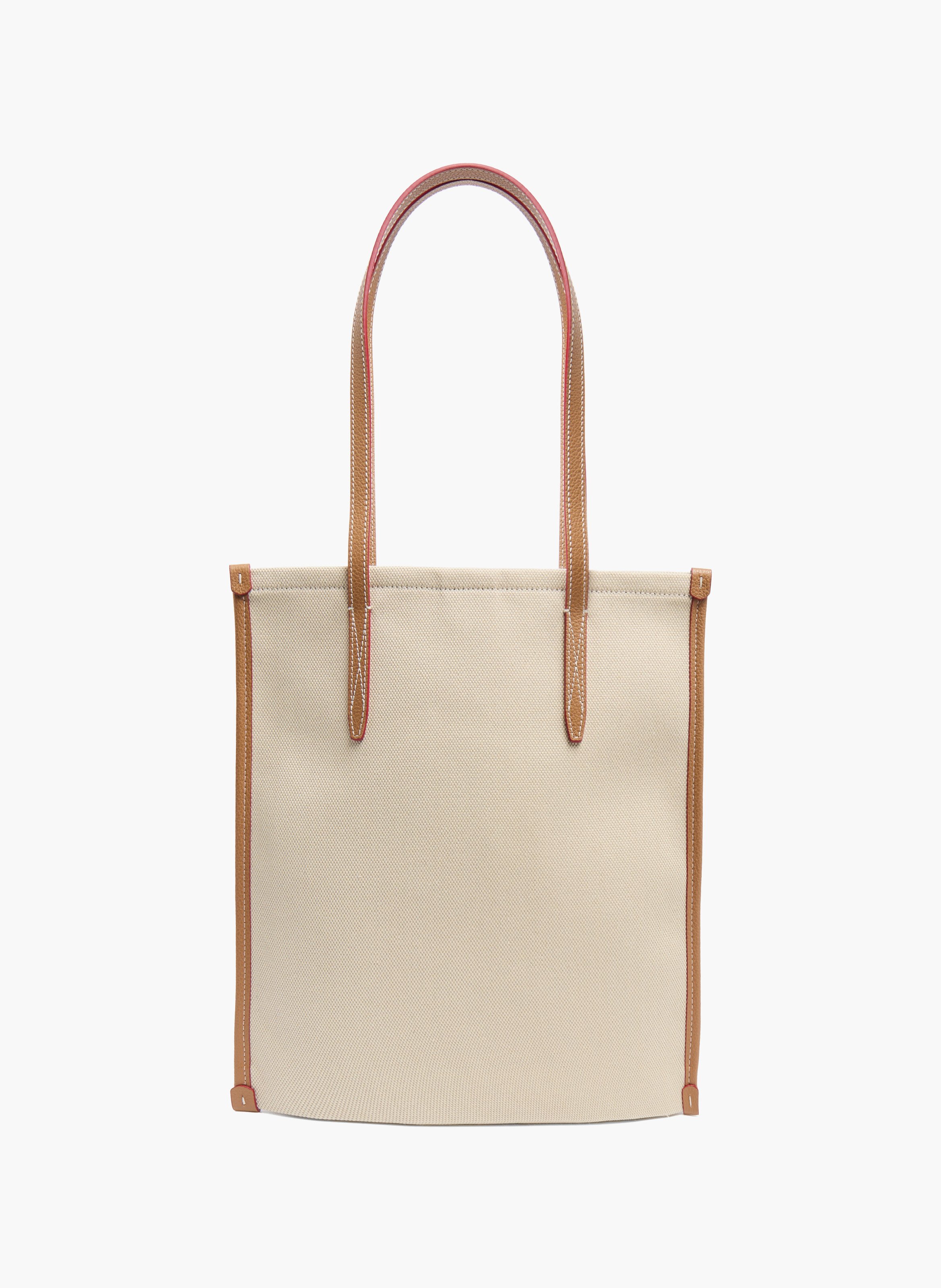 Sac cabas capsule lancel 150y en animation 150y : toile & cuir de vachette lisse LANCEL Multicolore