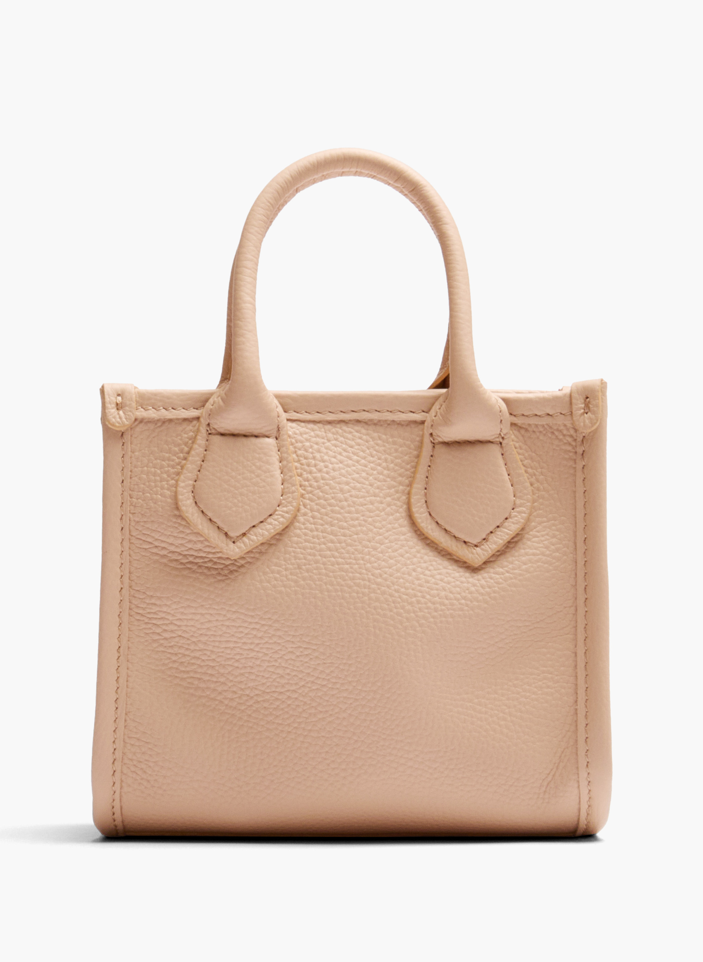 Mini sac cabas zippé double porté jour de lancel en cuir LANCEL Beige
