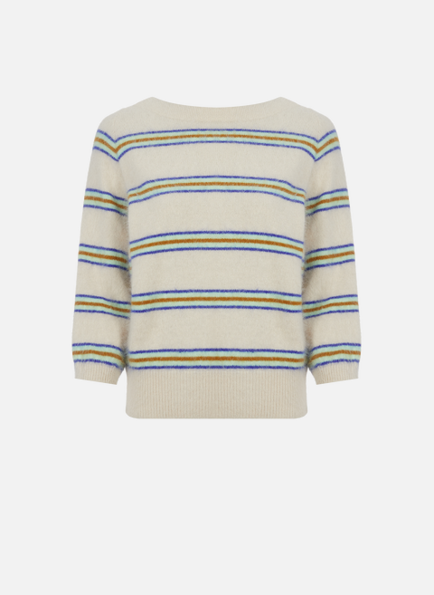 Striped angora sweater MulticolorBELLEROSE 