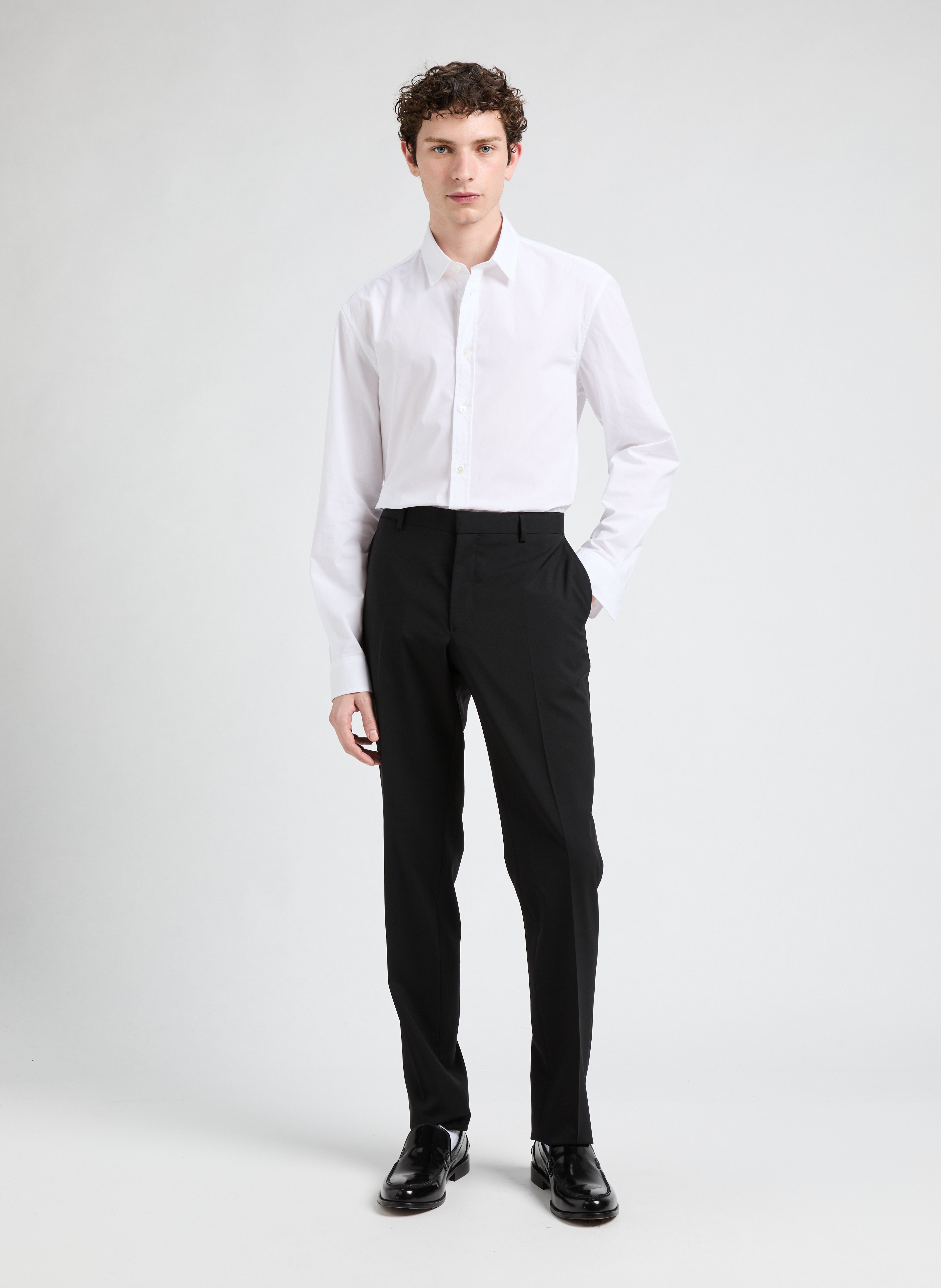 Wool trousers  SAISON 1865 Black