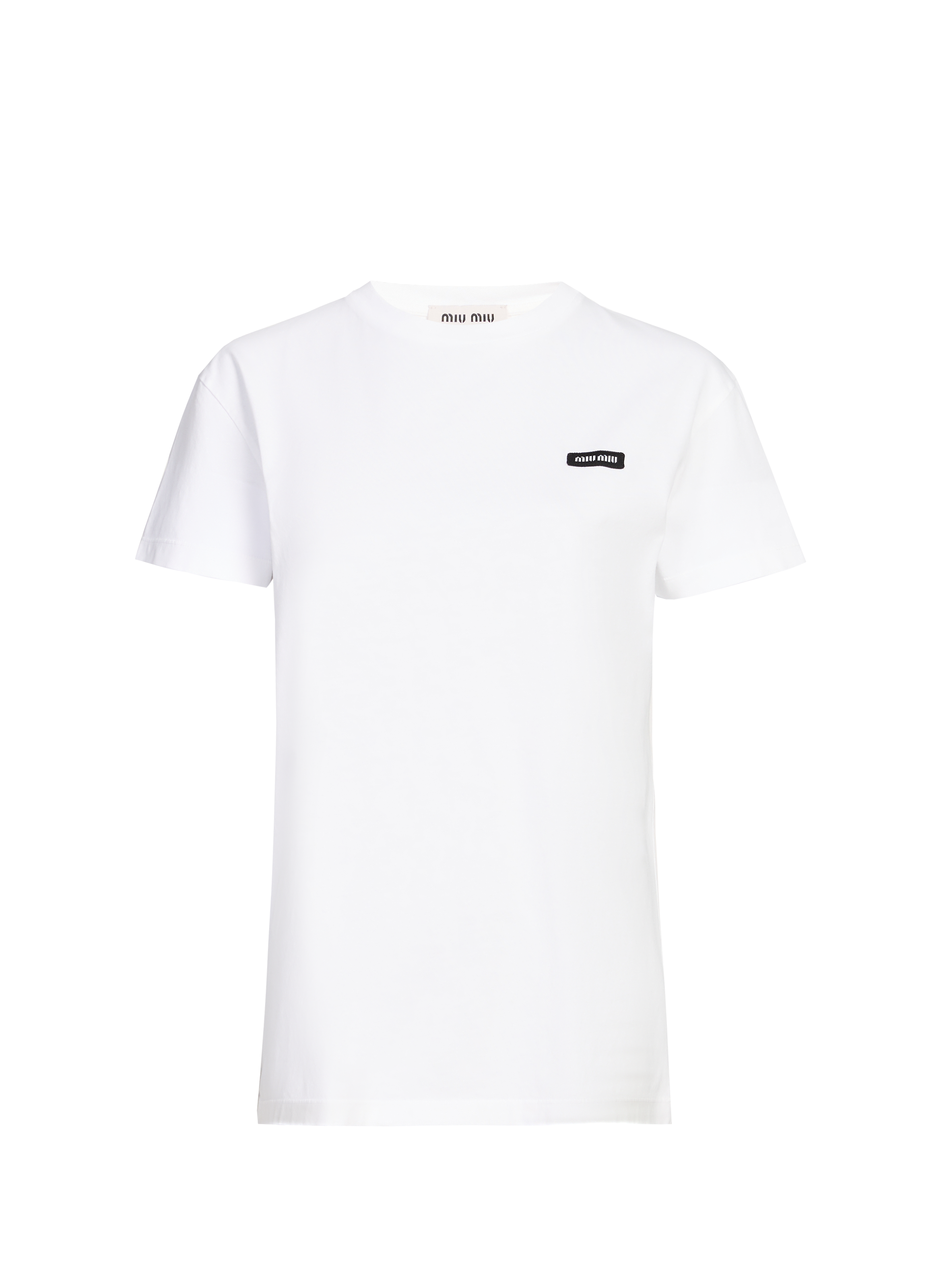 Lot de 3 t-shirt en coton MIU MIU Blanc