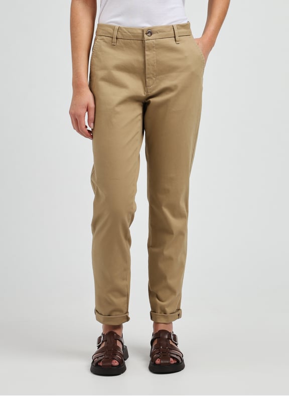 Straight-leg cotton trousers Beige by DOCKERS DOCKERS Straight-leg cotton trousers Beige