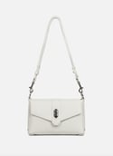 Small crossbody bag - Top Double  Gris clair - in - argent