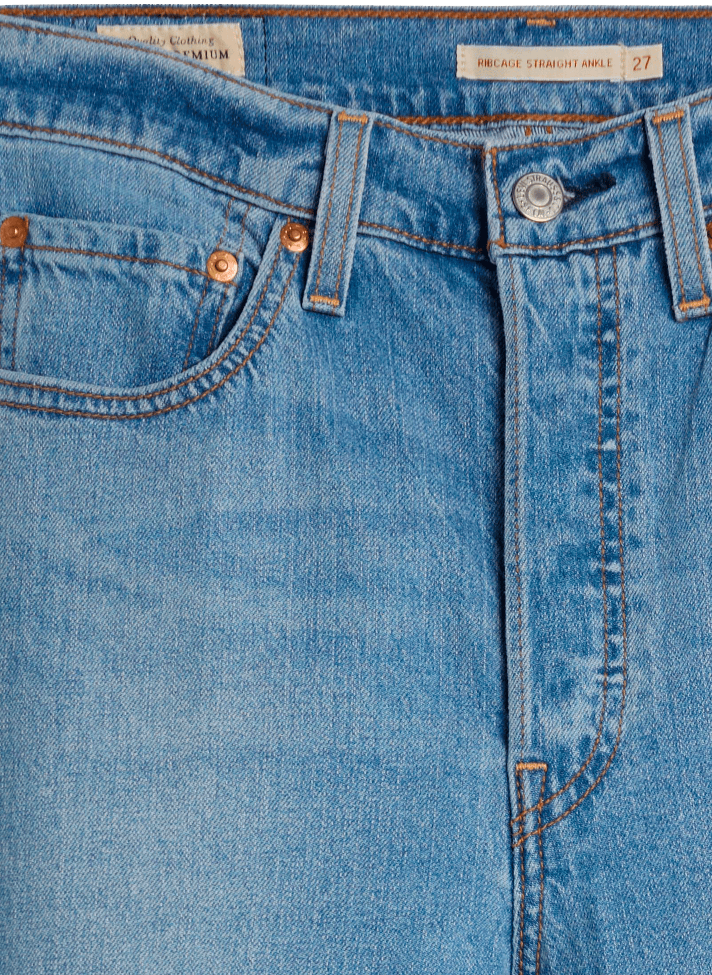 Ribcage Straight Jeans LEVI&#039;S Blue