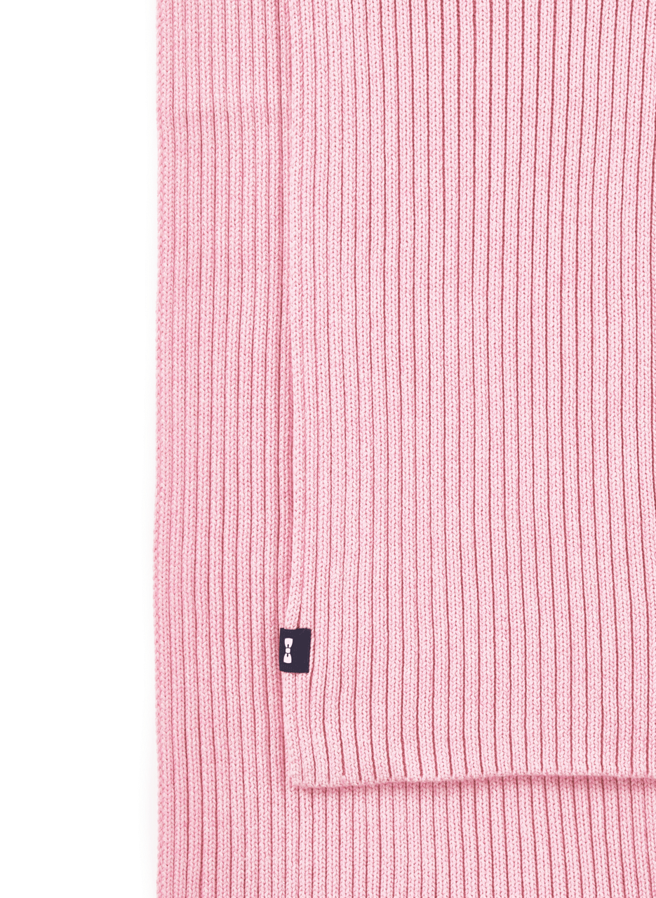 Solid cotton scarf EDEN PARK Pink