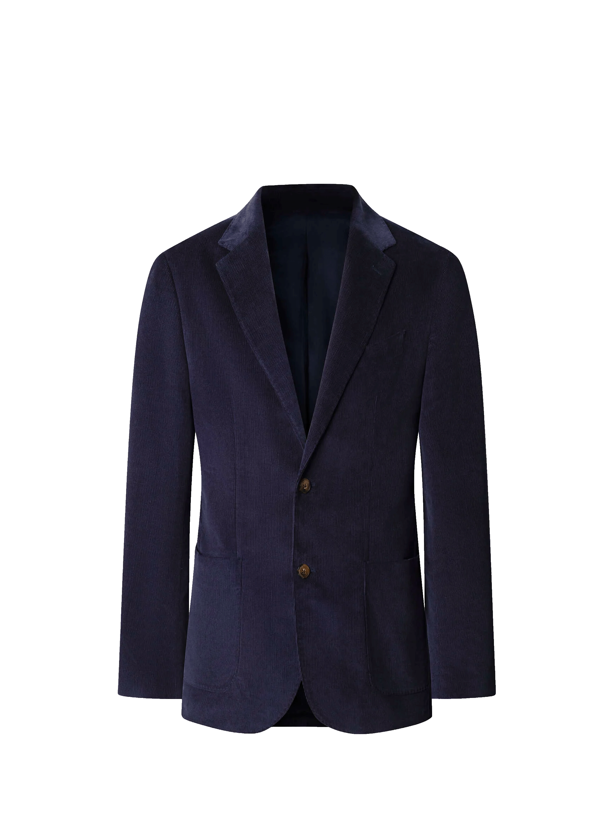 Blazer col tailleur en coton mélangé FACONNABLE Bleu