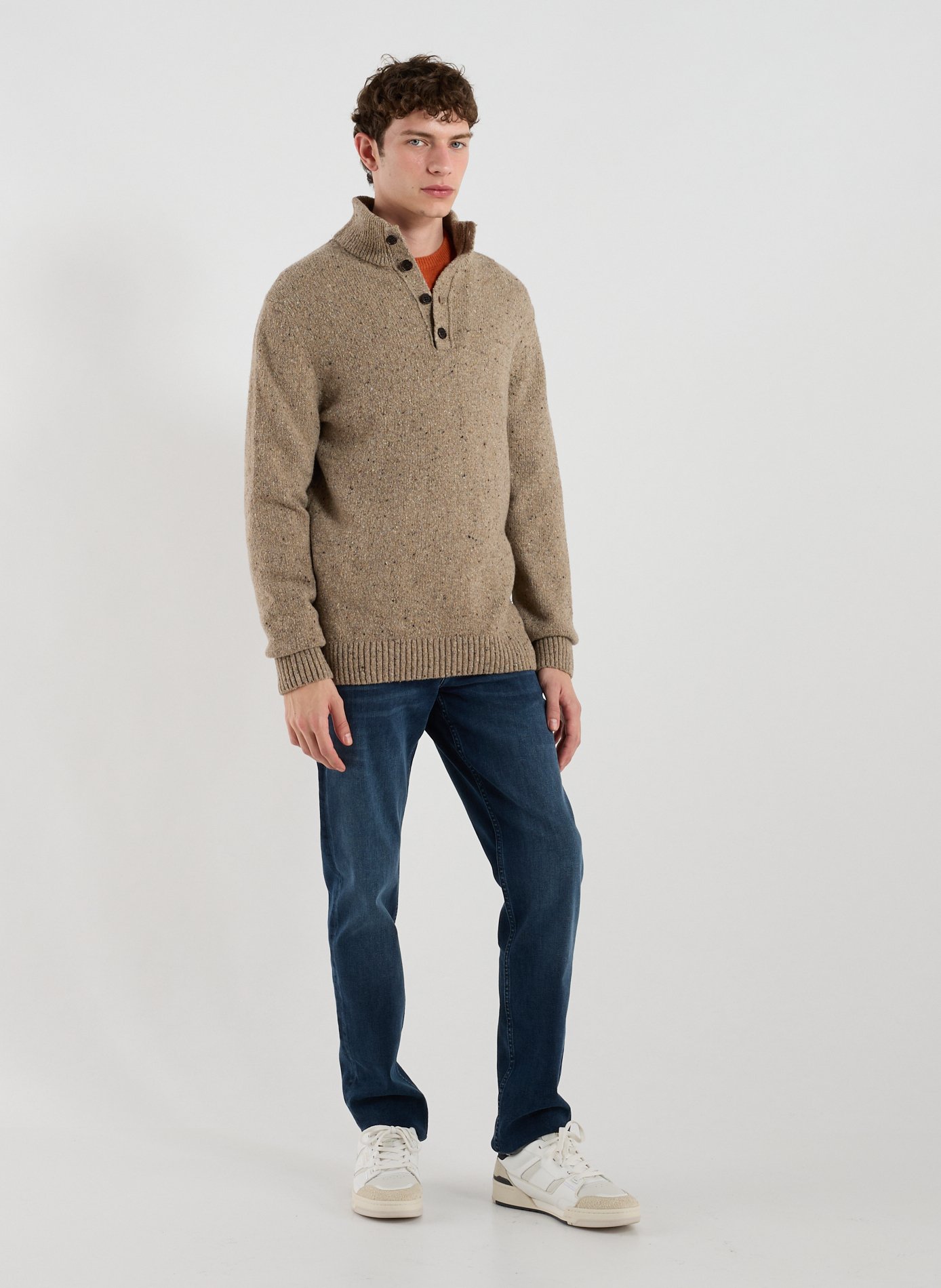 Mixed wool sweatshirt GANT Beige