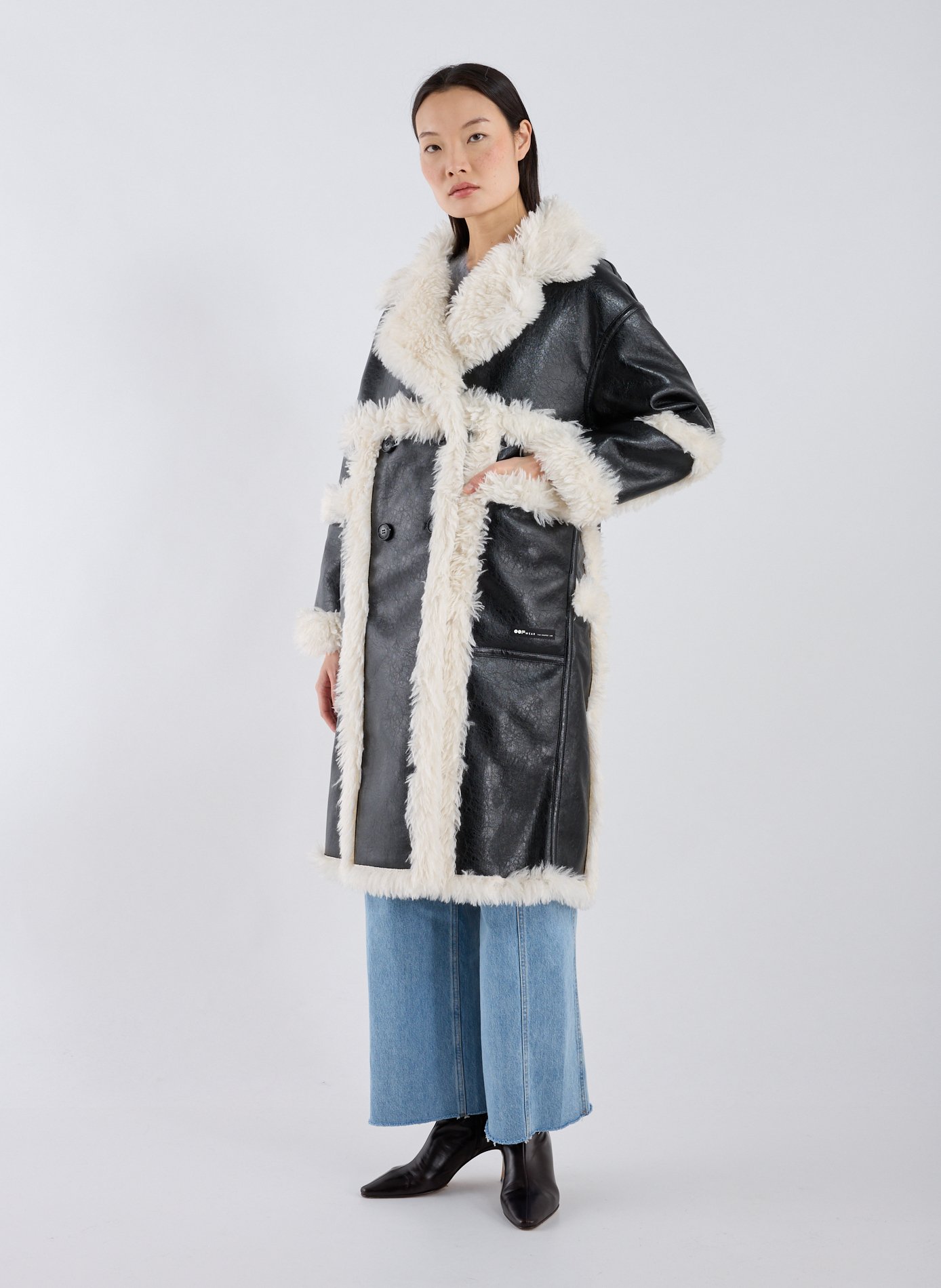 Jean droit en coton  R2W Bleu