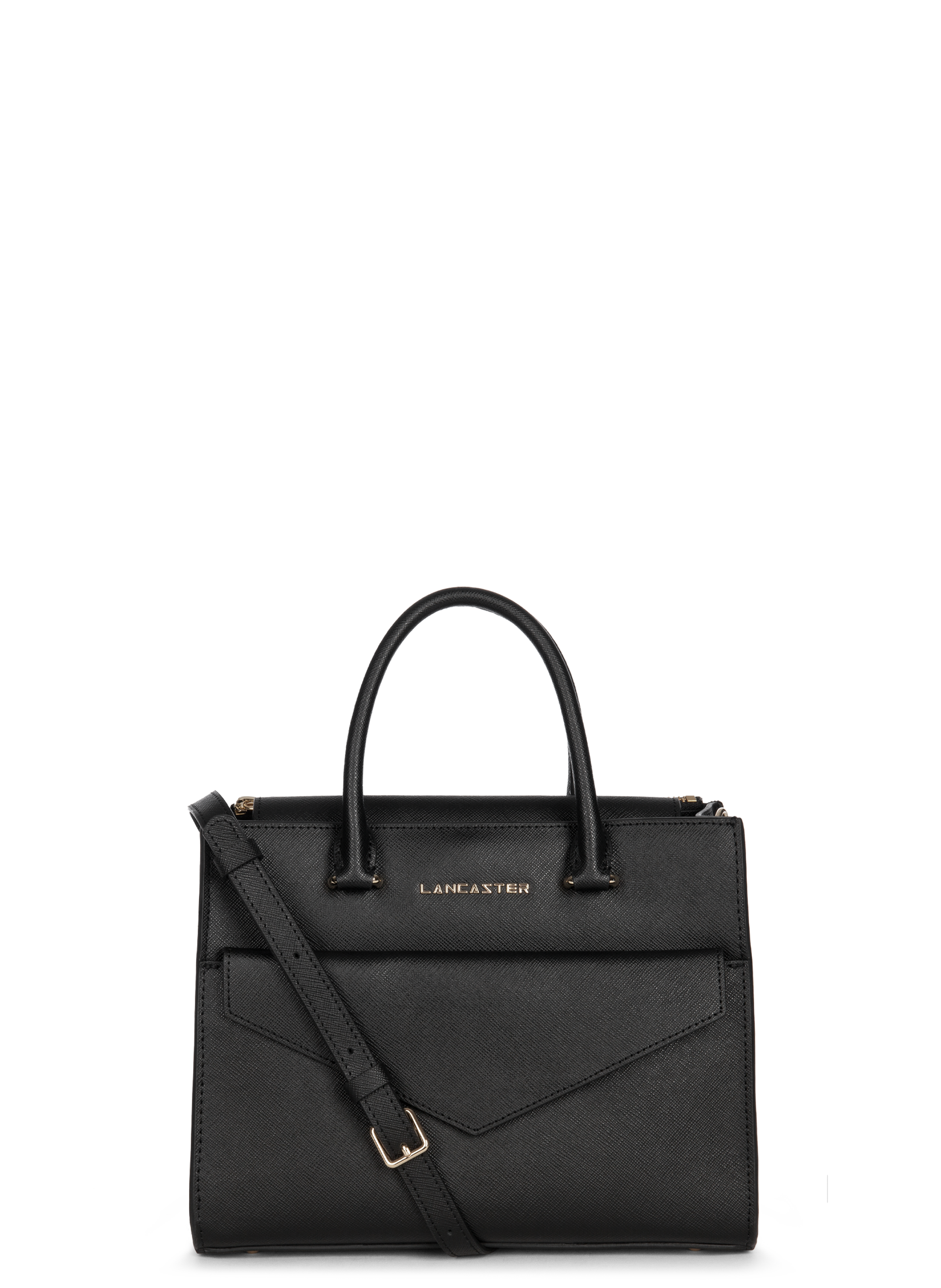 LANCASTER Sac à main - saffiano signature Noir