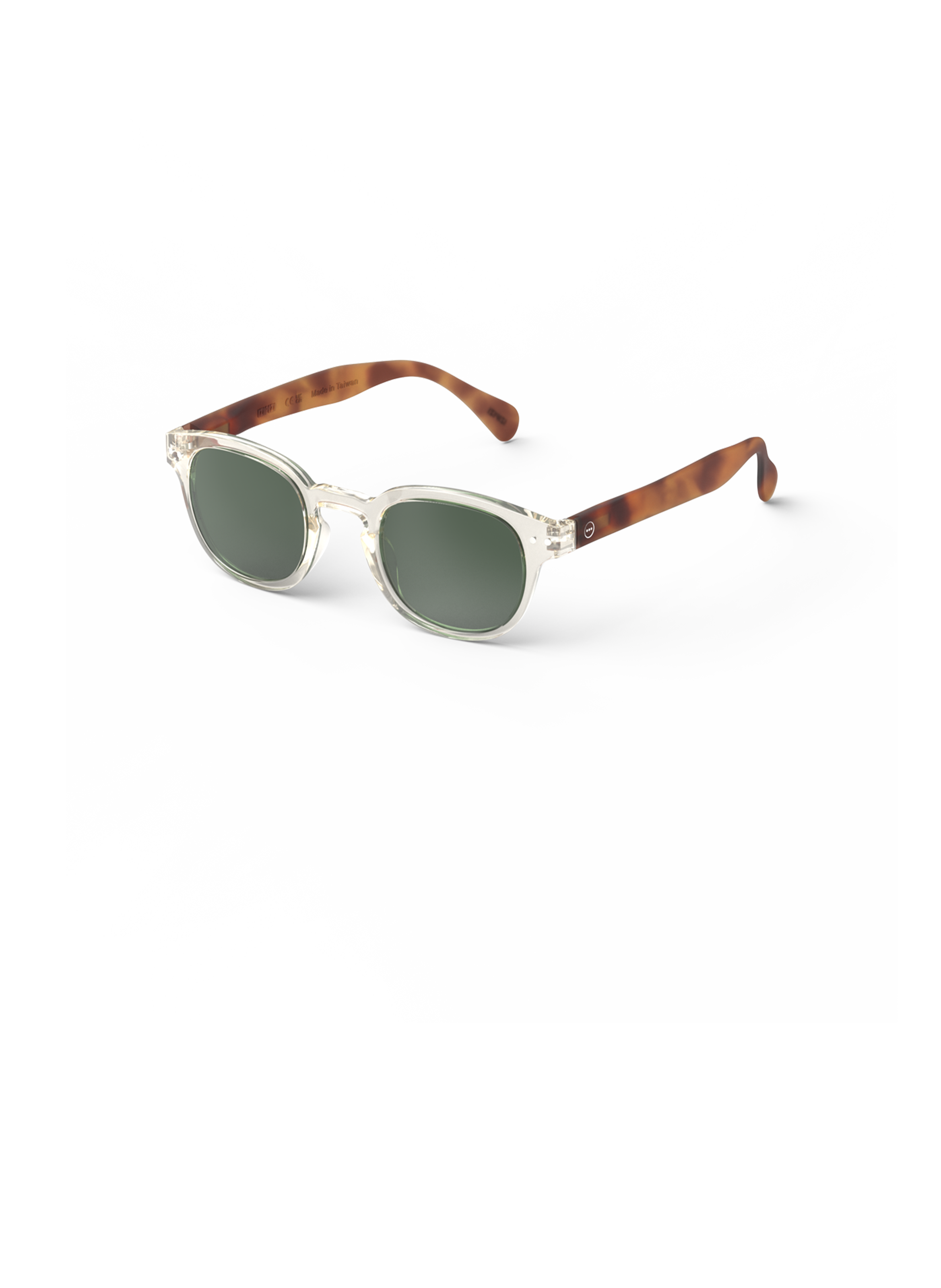 Lunettes de soleil transparentes et arrondies IZIPIZI Transparent