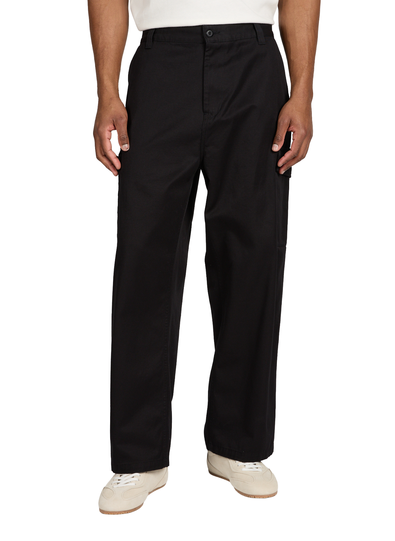 Pantalon cargo Brady droit en coton  CARHARTT WIP Noir