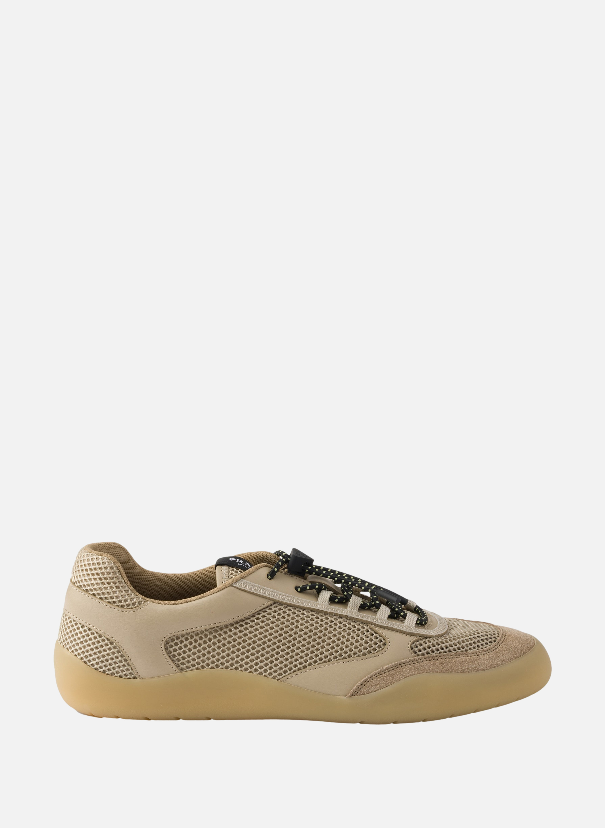 Baskets speedrock en mesh PRADA Beige