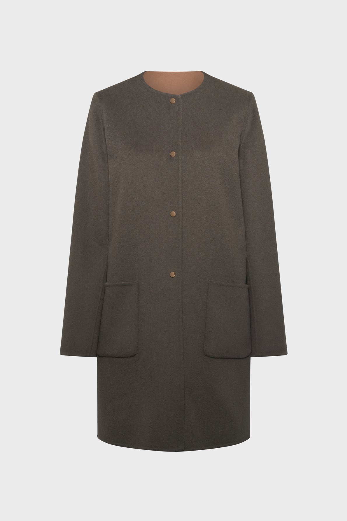 Manteau réversible en laine fine - mylene GERARD DAREL Vert