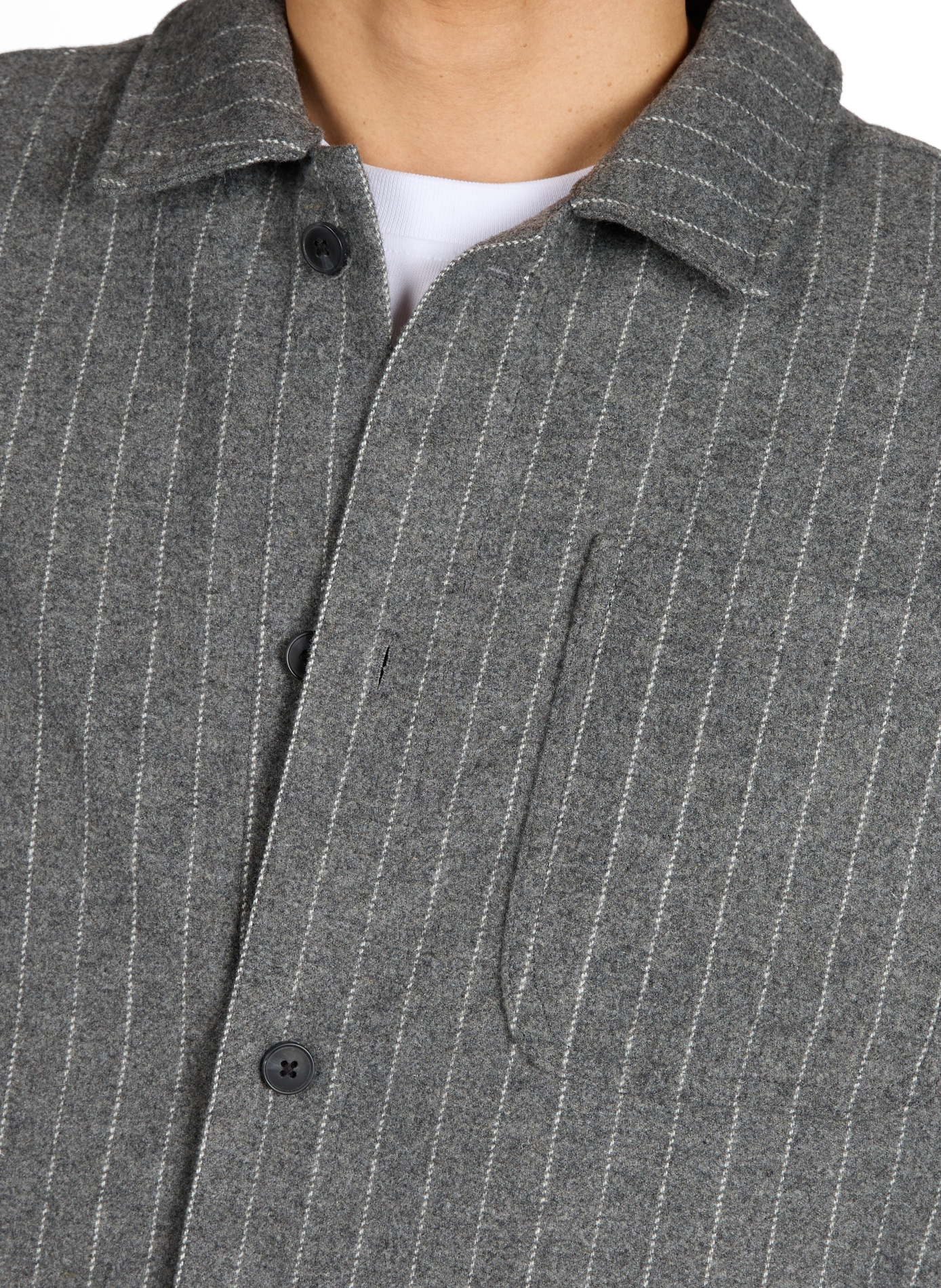 Straight Jacket Layton Pinstripe LES DEUX Grey