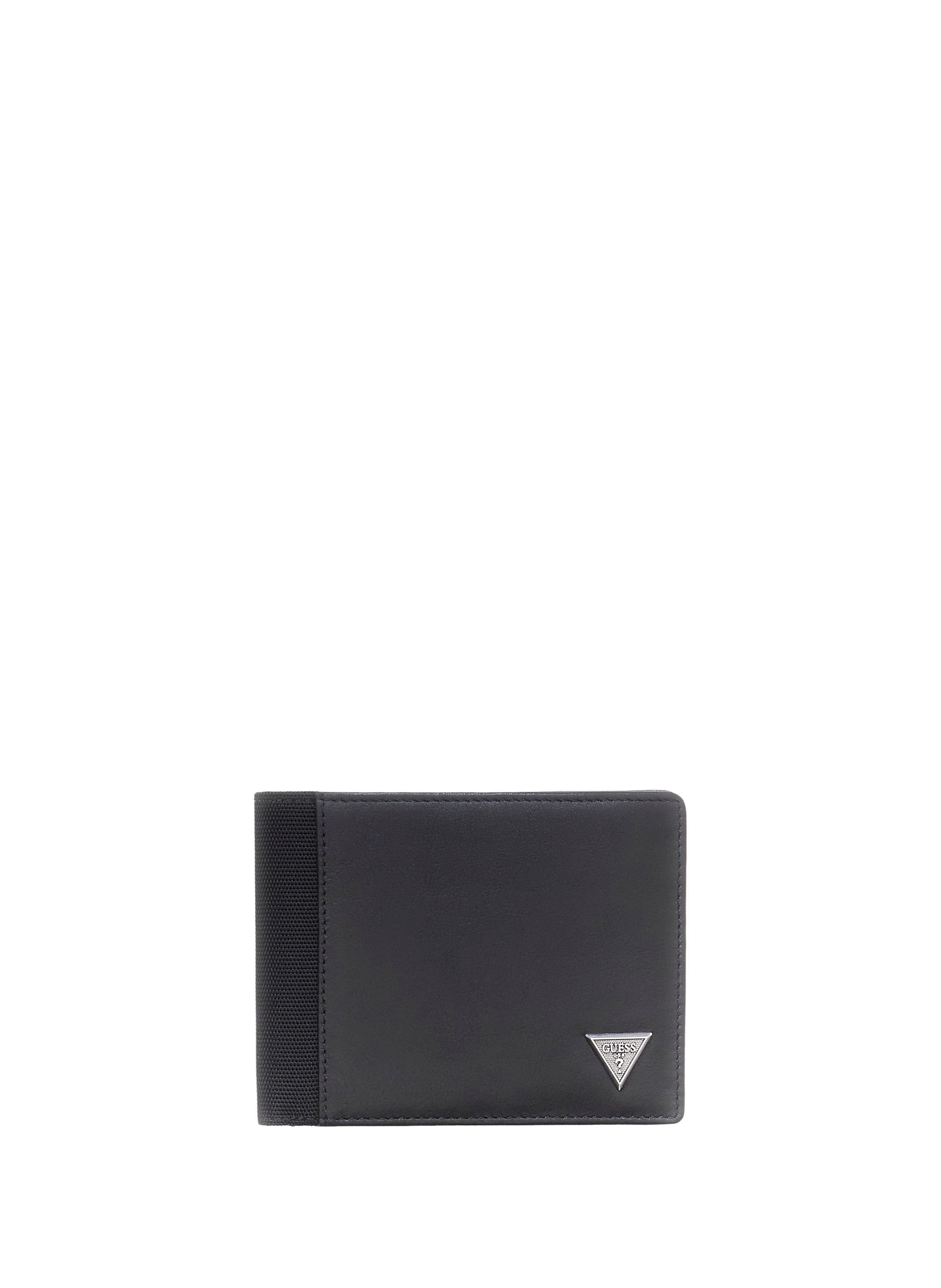 Berna leather wallet GUESS Black