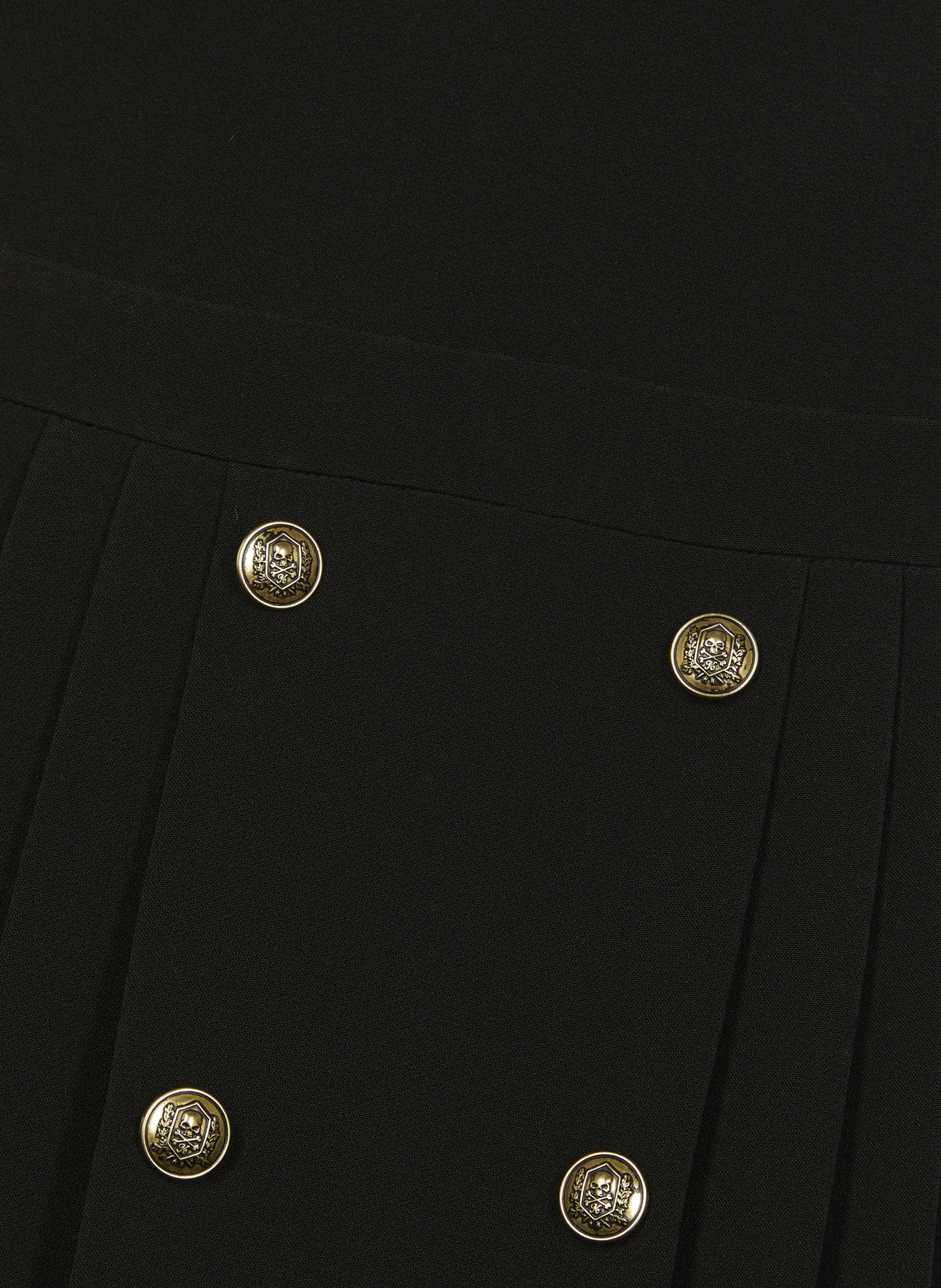 Robe courte dos croisé THE KOOPLES Noir