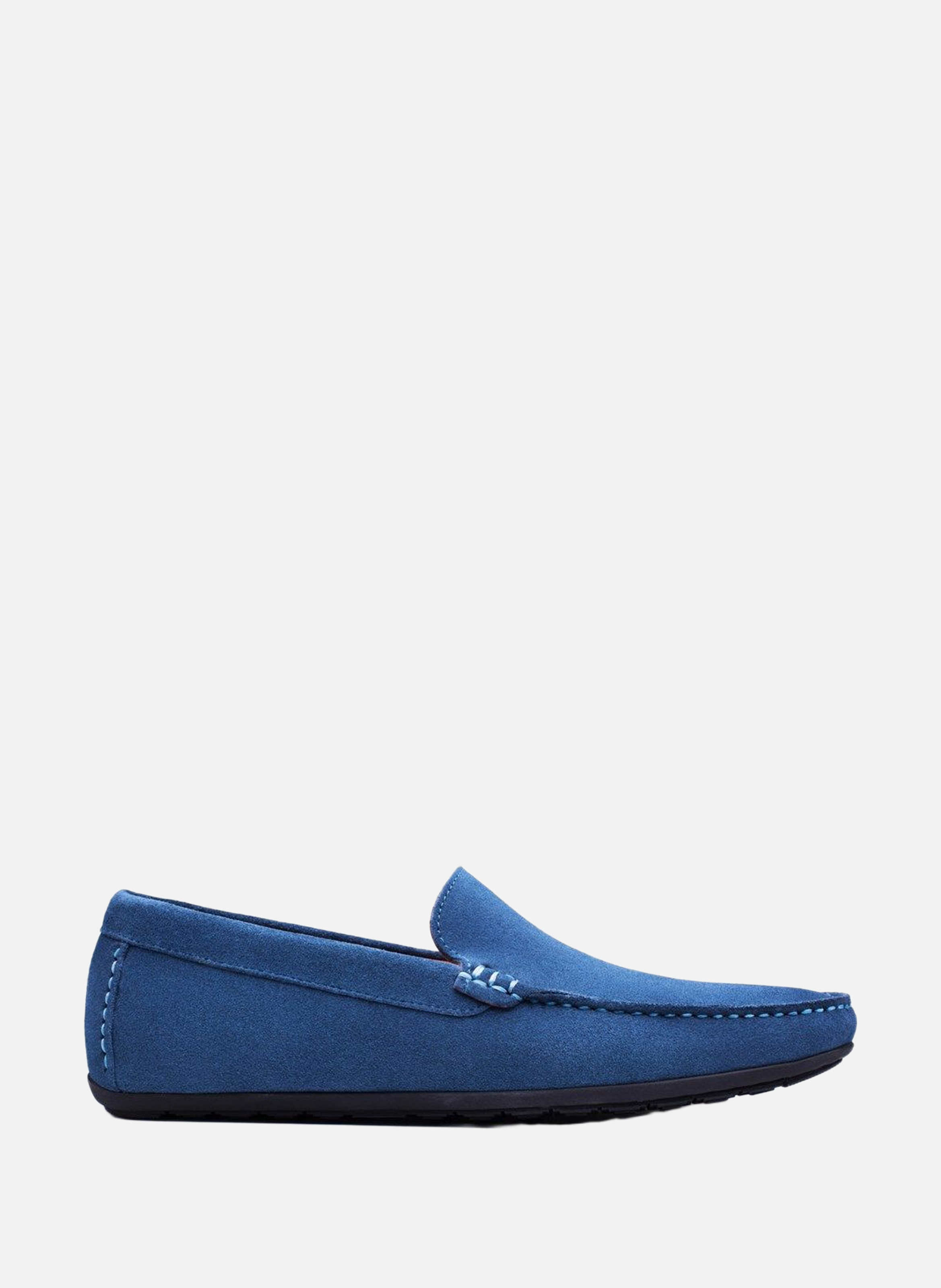 Mocassins daim dandy FINSBURY Bleu