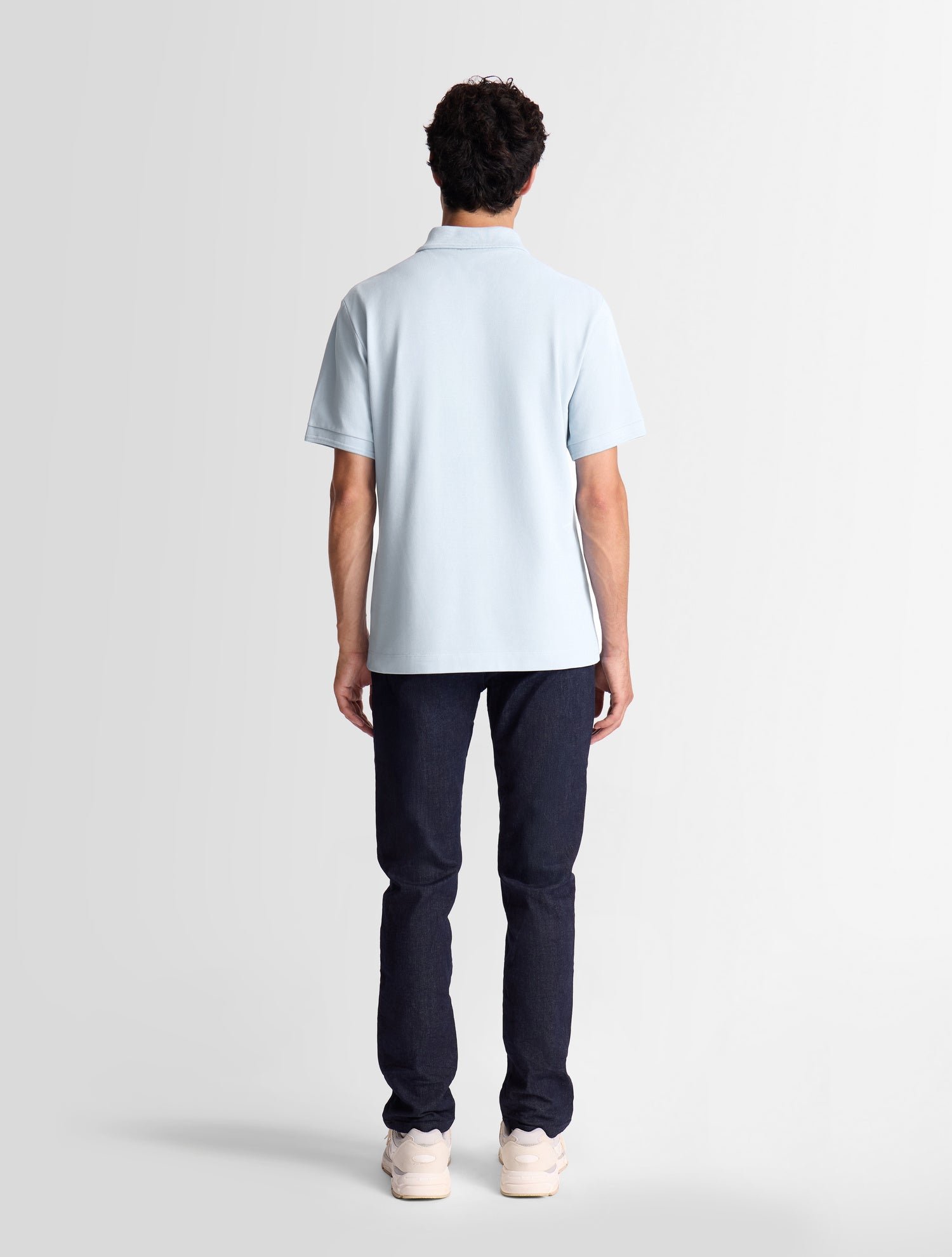 Polo manches courtes gerlo col polo coupe regular FUSALP Bleu