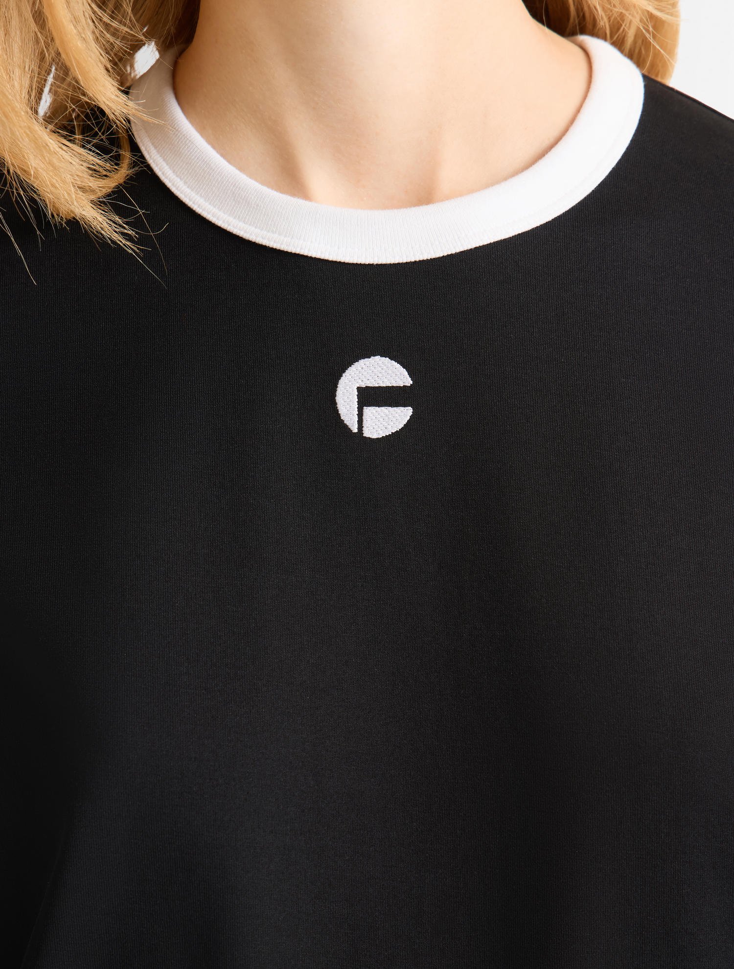 T-shirt tanixa col rond coupe regular FUSALP Noir