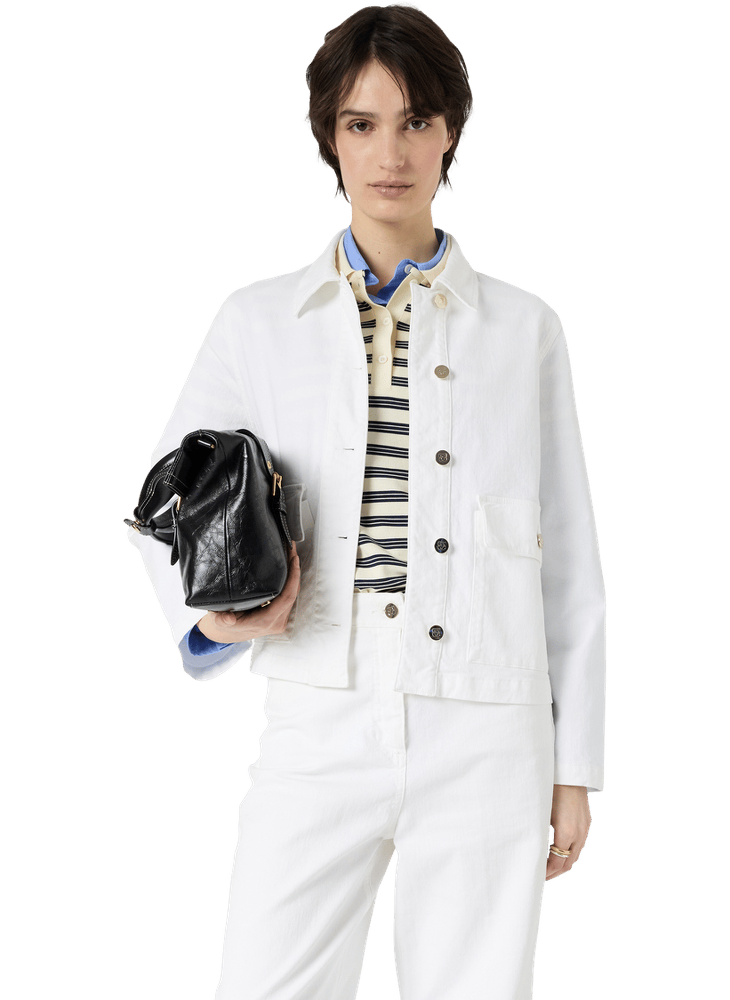 Veste en denim blanc - thyra GERARD DAREL Blanc