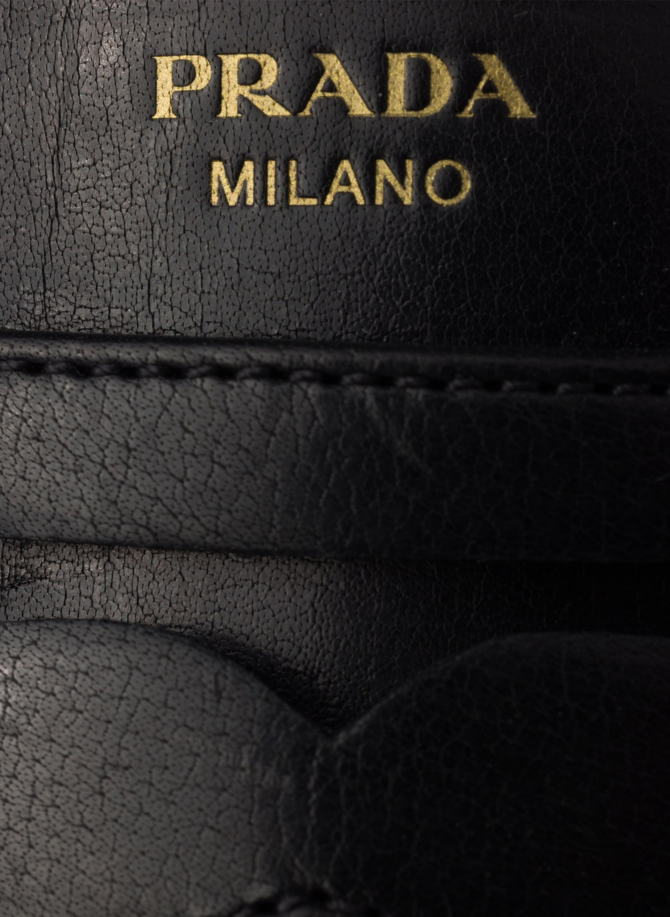 Mules en cuir PRADA Noir