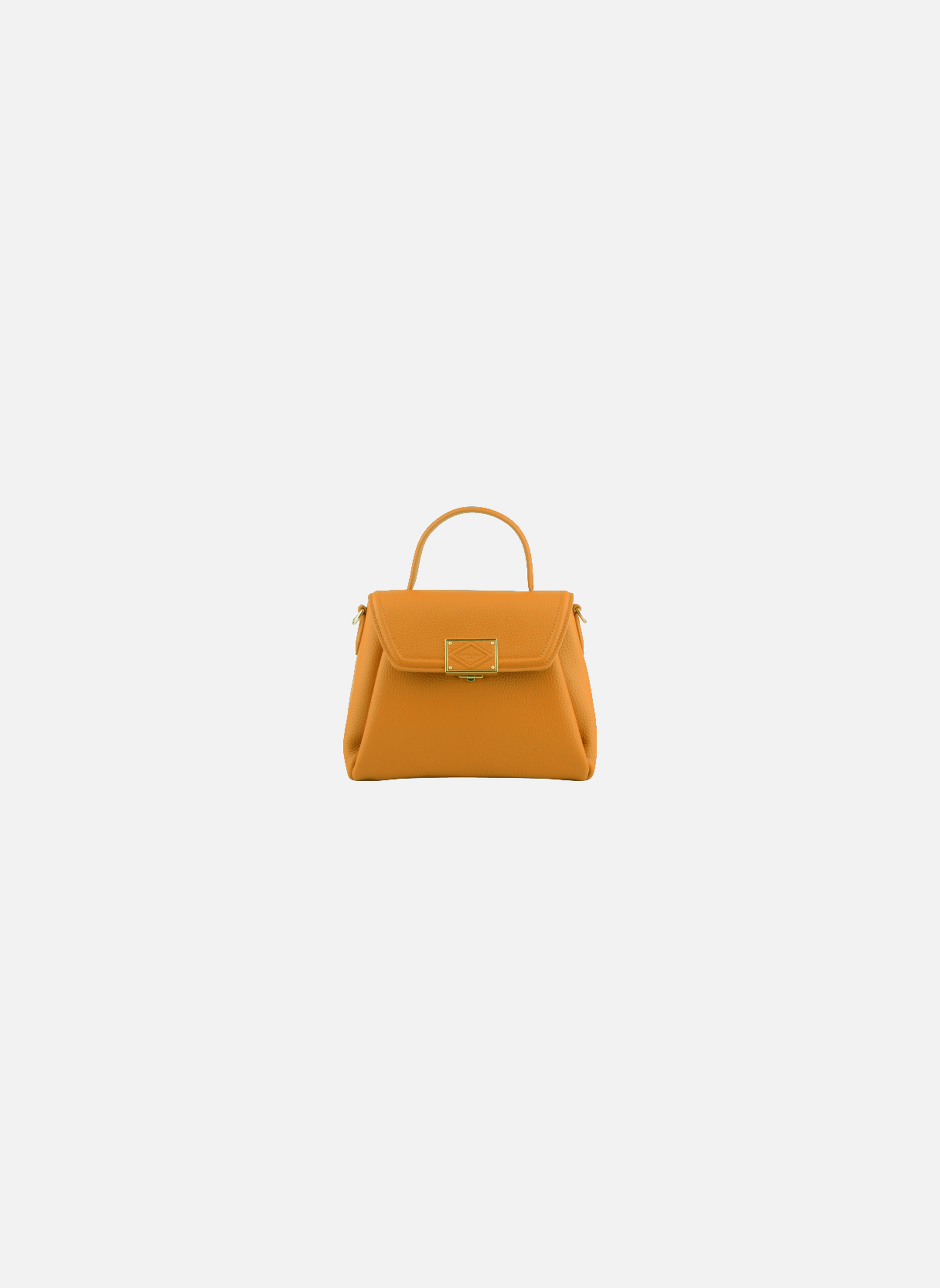 Carat | sac porté épaule en cuir de vachette POURCHET Jaune