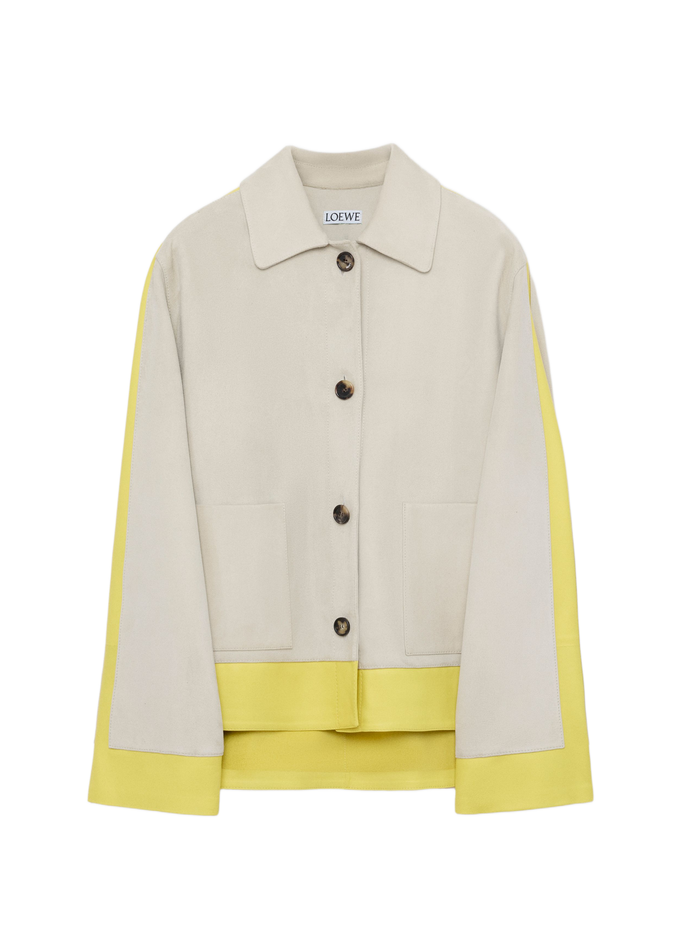 Suede Lamb Revers Jacket LOEWE Grey