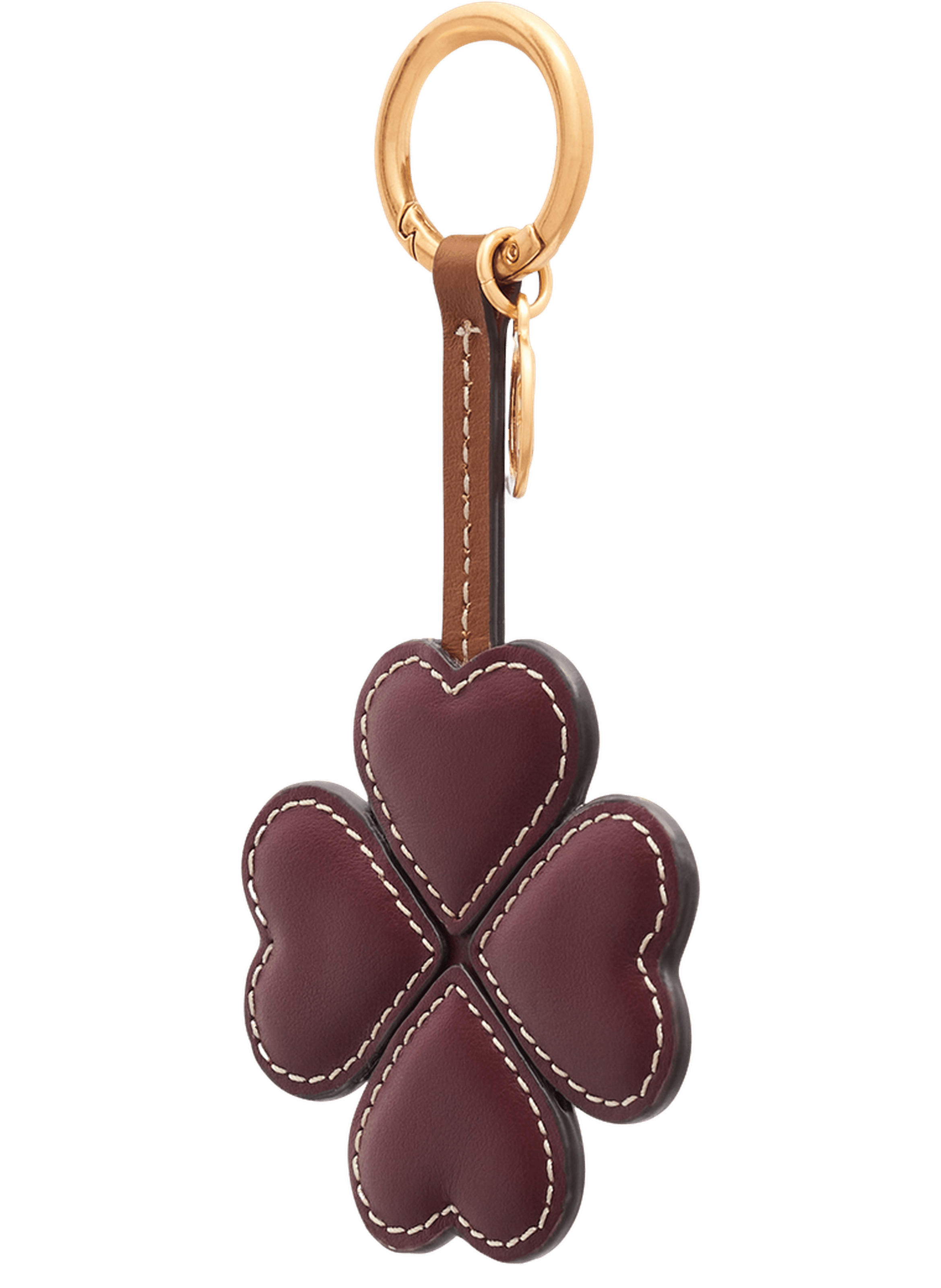 Charm en cuir – 4 feuilles gd GERARD DAREL Rouge