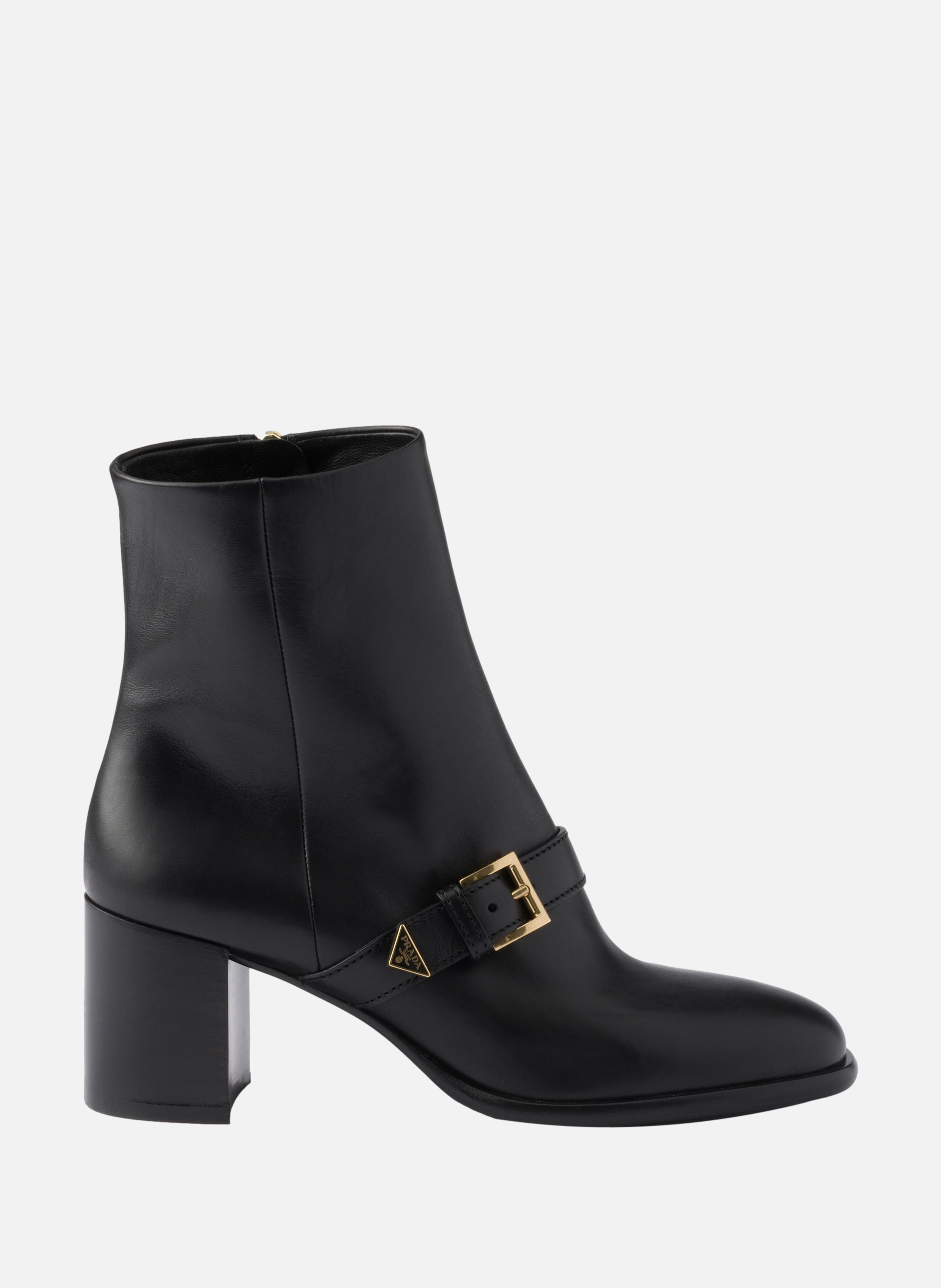 Bottines en cuir PRADA Noir