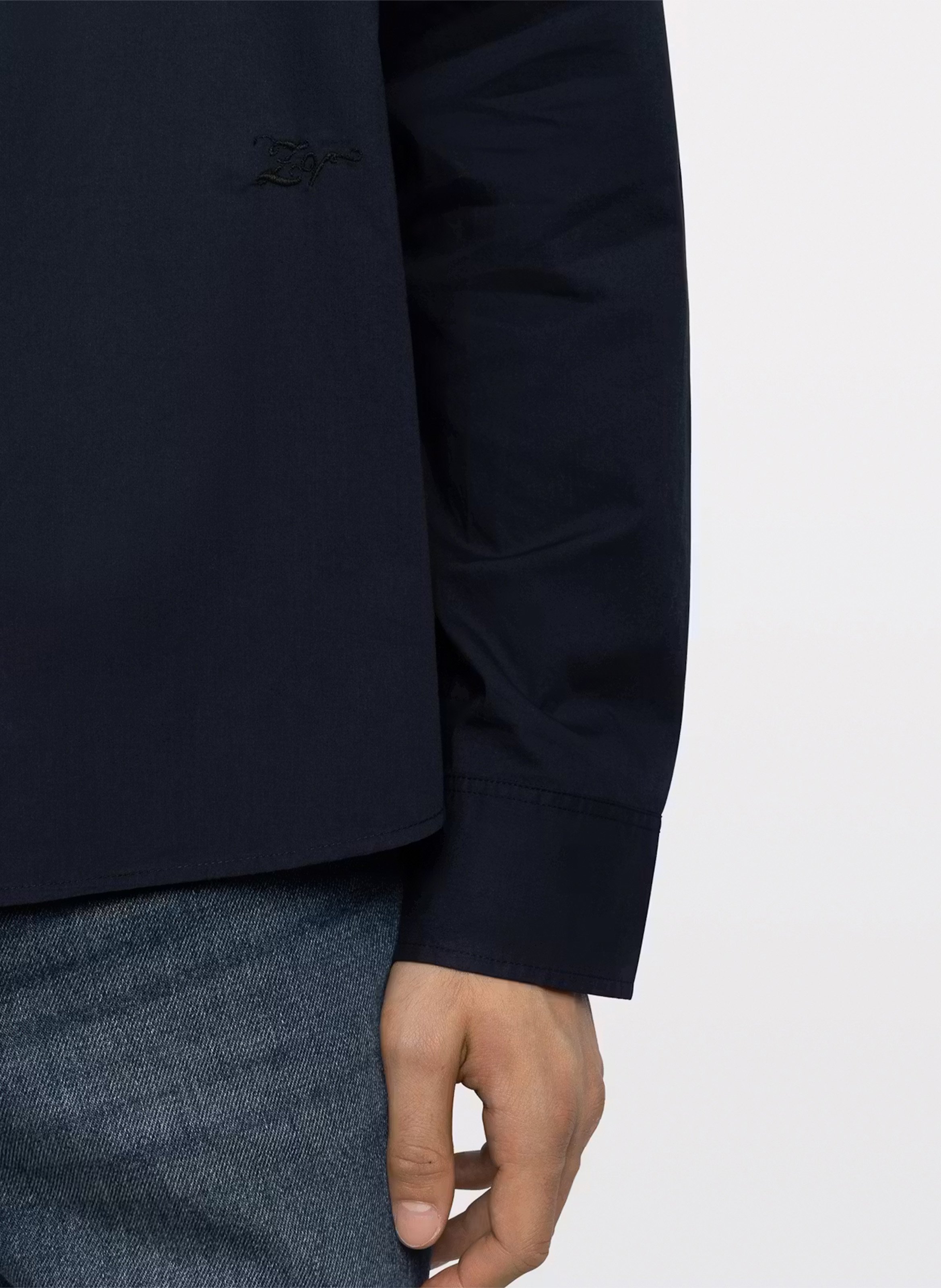 Biologisch katoenen overhemd ZADIG&VOLTAIRE Blauw