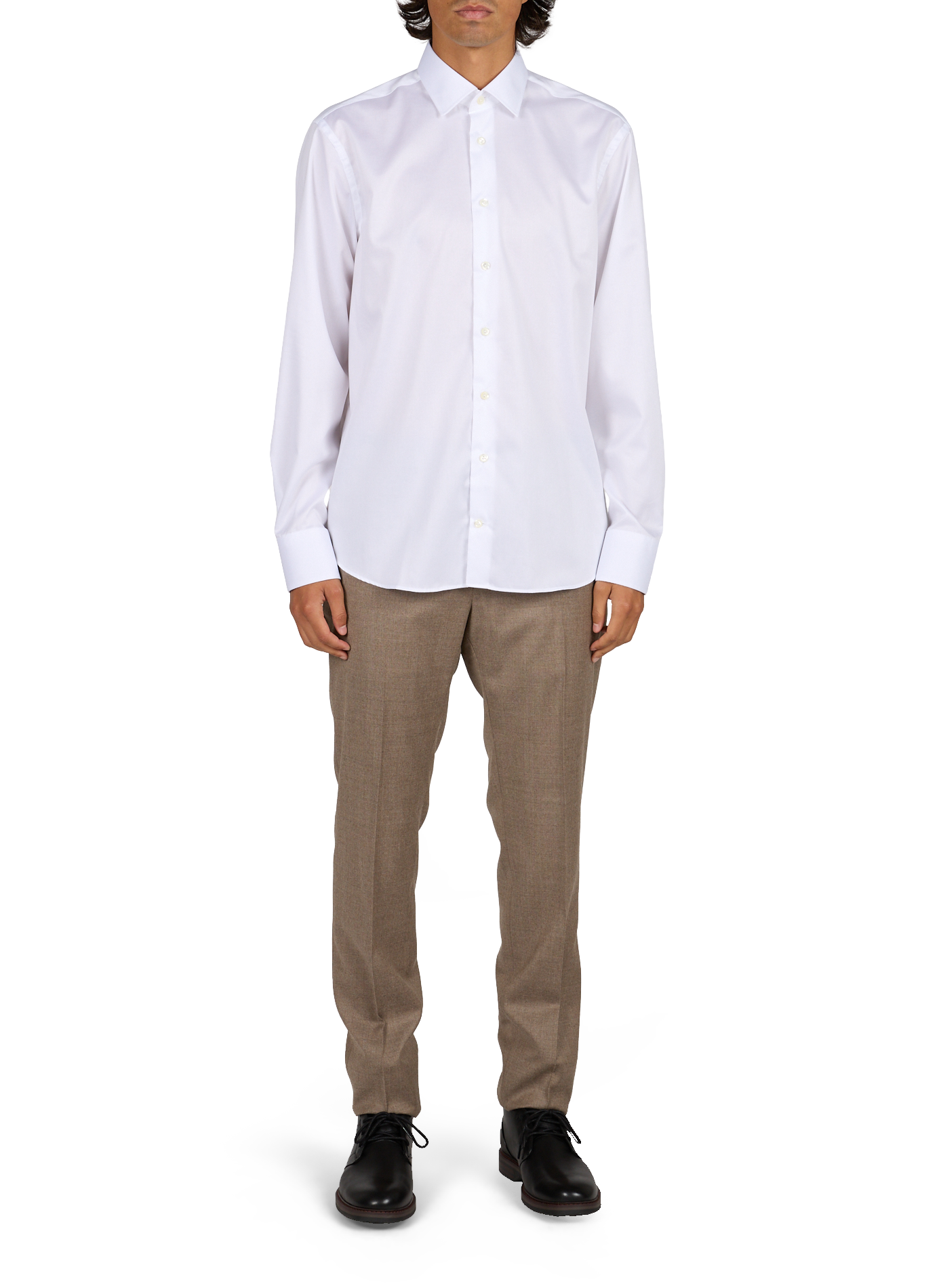 Slim-fit cotton shirt VAN LAACK White
