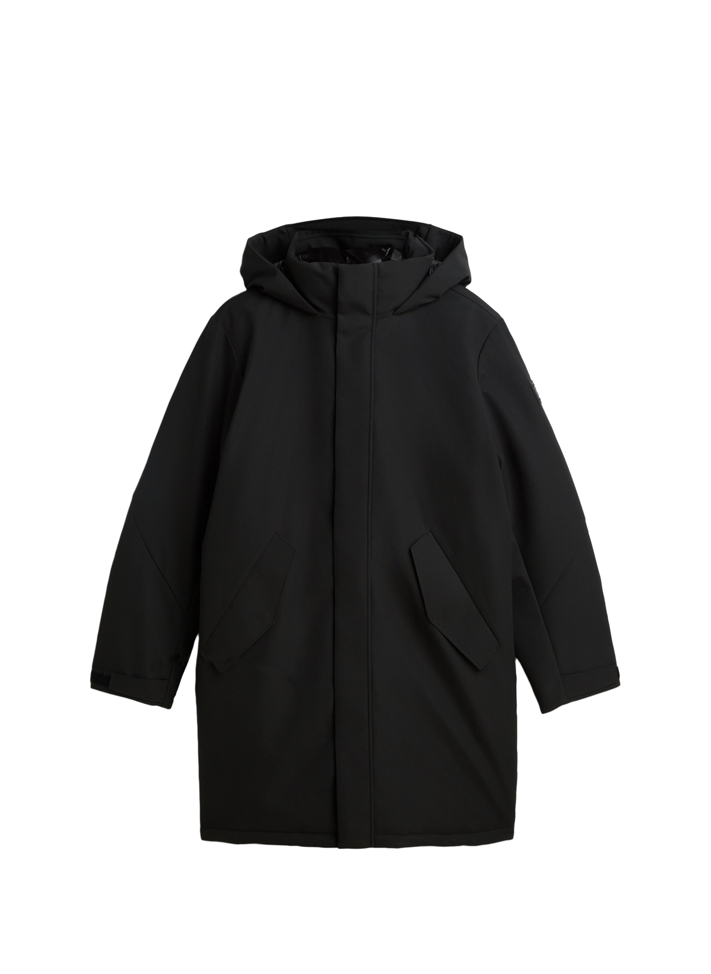 Hooded coat TOMMY HILFIGER Black