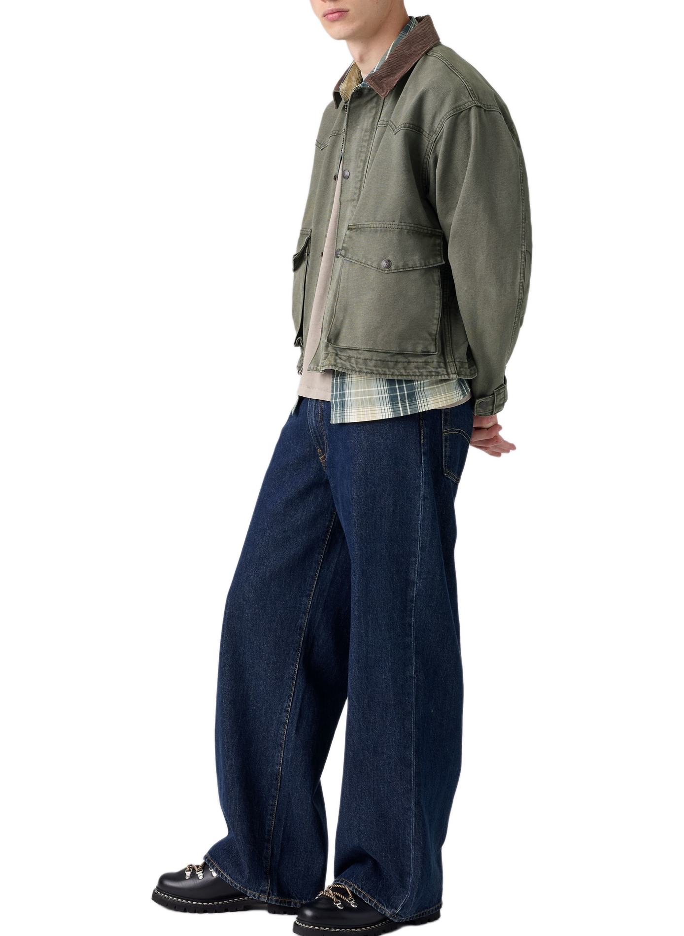 Jacke mit klassischem Baumwollkragen LEVI'S Grun