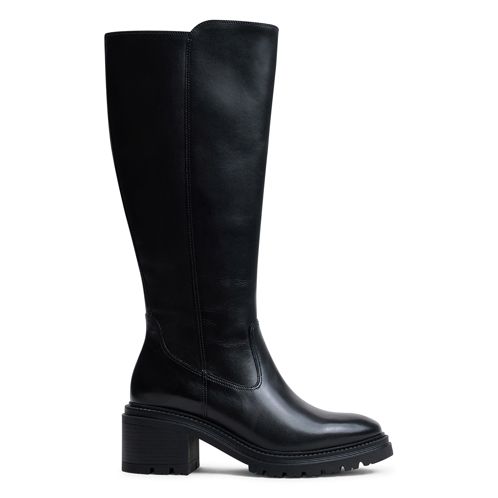 Bottes en cuir attitude JONAK Noir