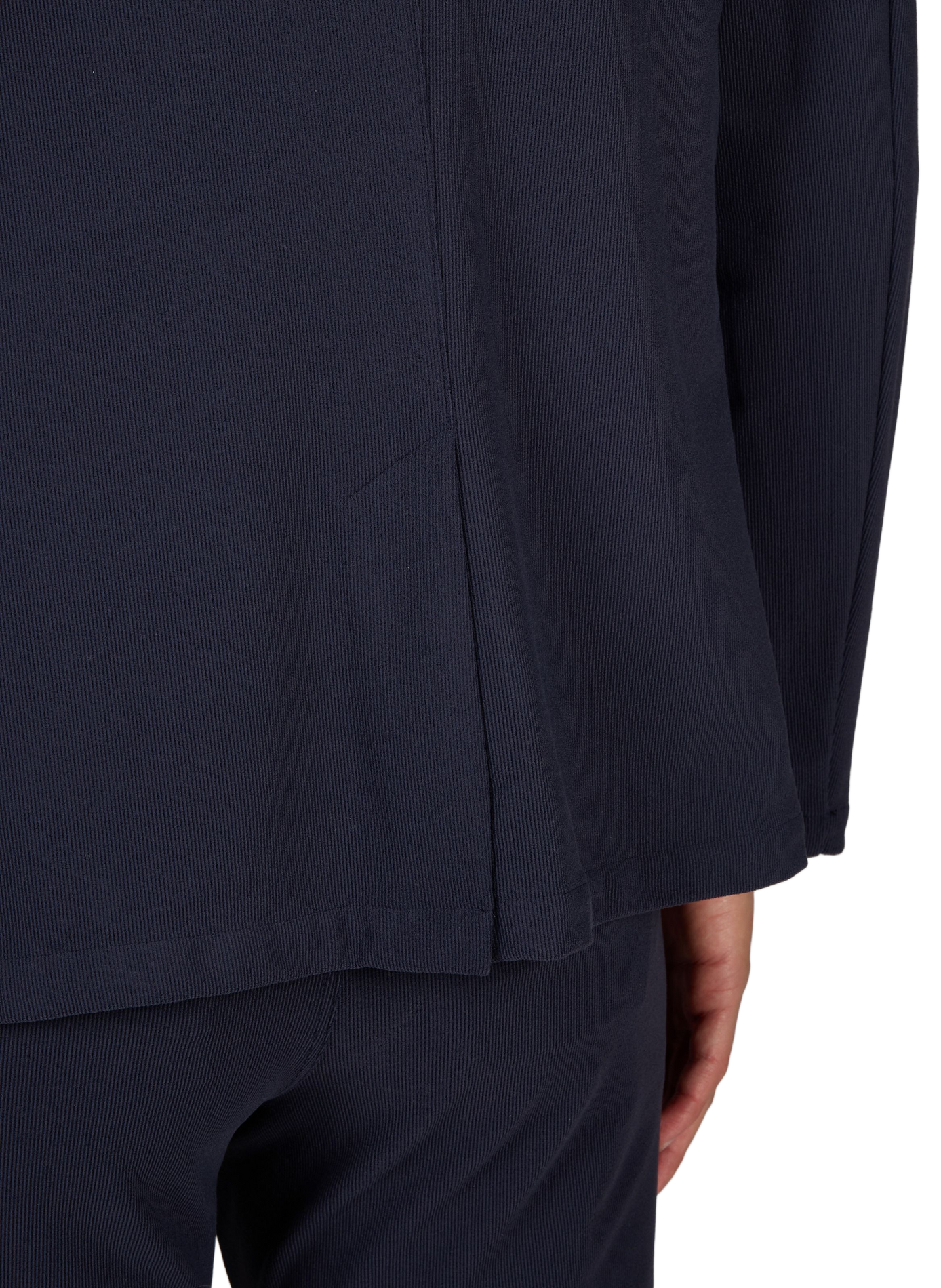 Rechte fluwelen corduroy blazer 1789 CALA Blauw
