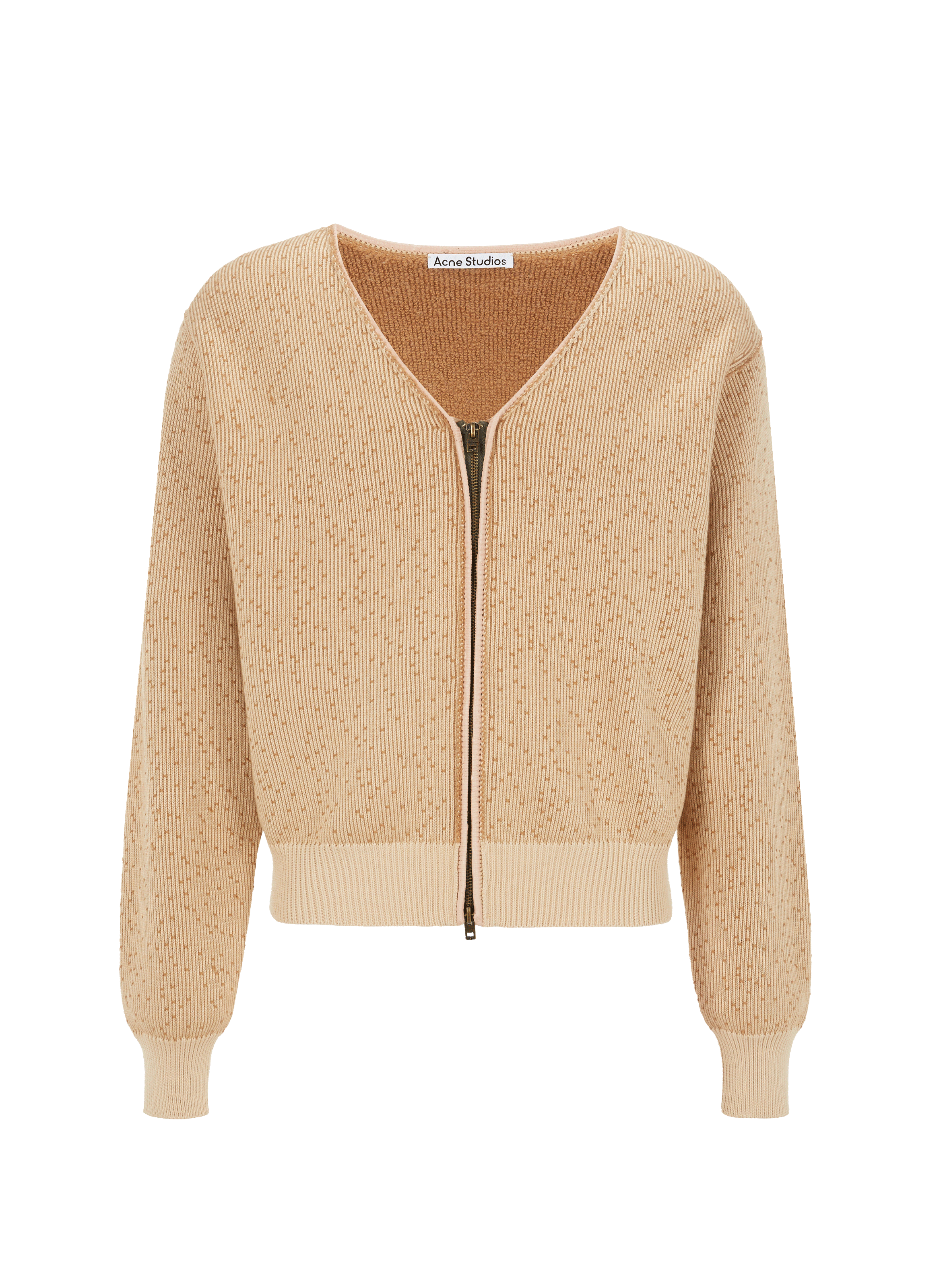 Cardigan oversize en laine et coton