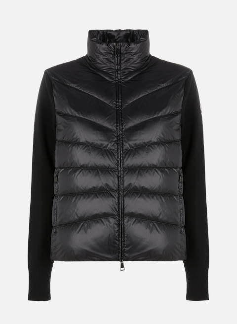 Down jacket with cotton insert BlackMONCLER 