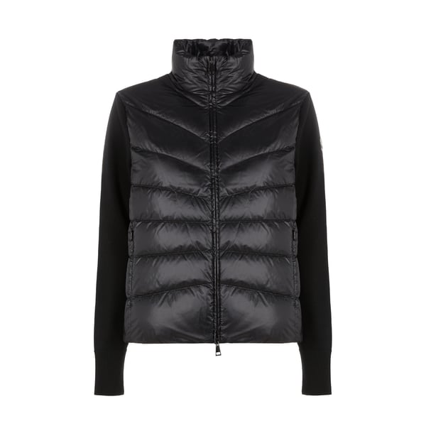 Doudoune avec empiècement en coton