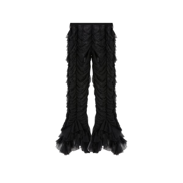 Pantalon à effet ruché