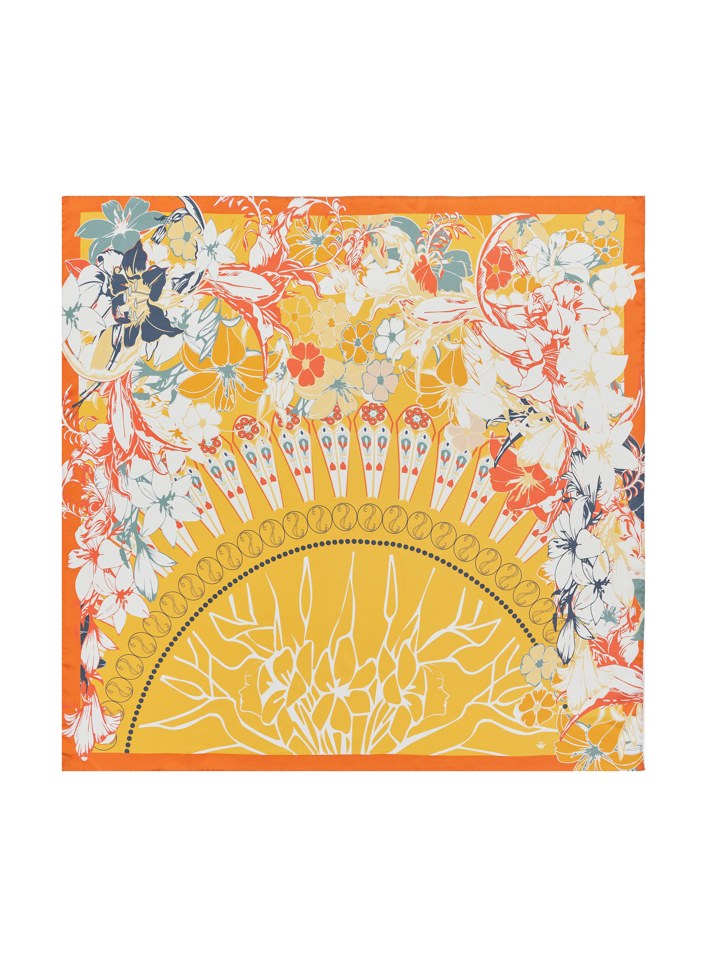 Carré de soie Chamade Or