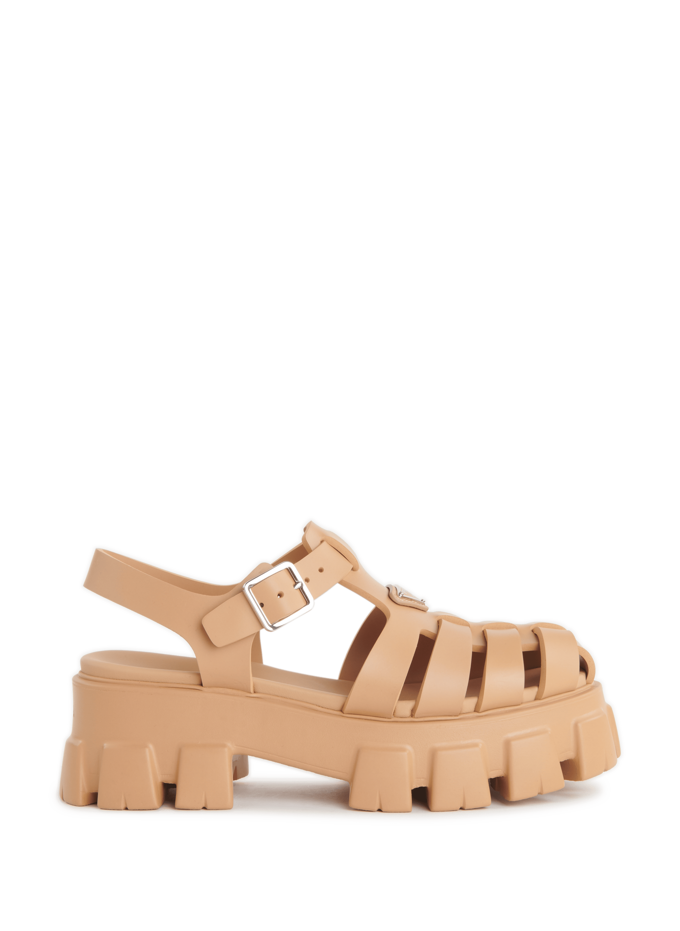 Strappy sandals PRADA Beige