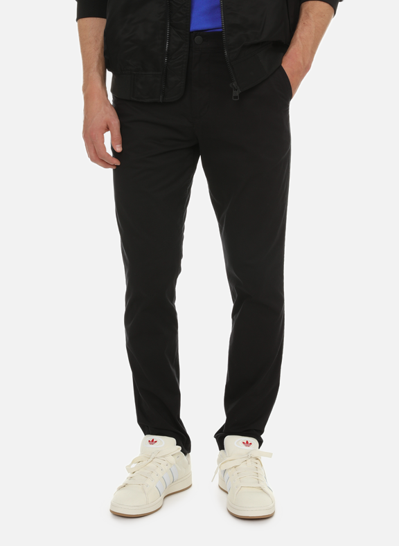CALVIN KLEIN Cotton trousers  Black