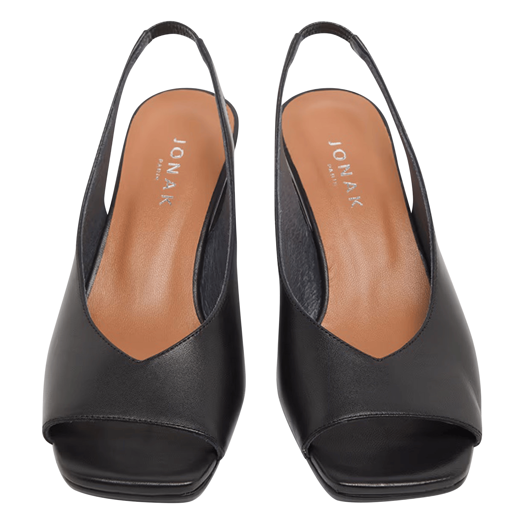 Escarpins en cuir dicton JONAK Noir