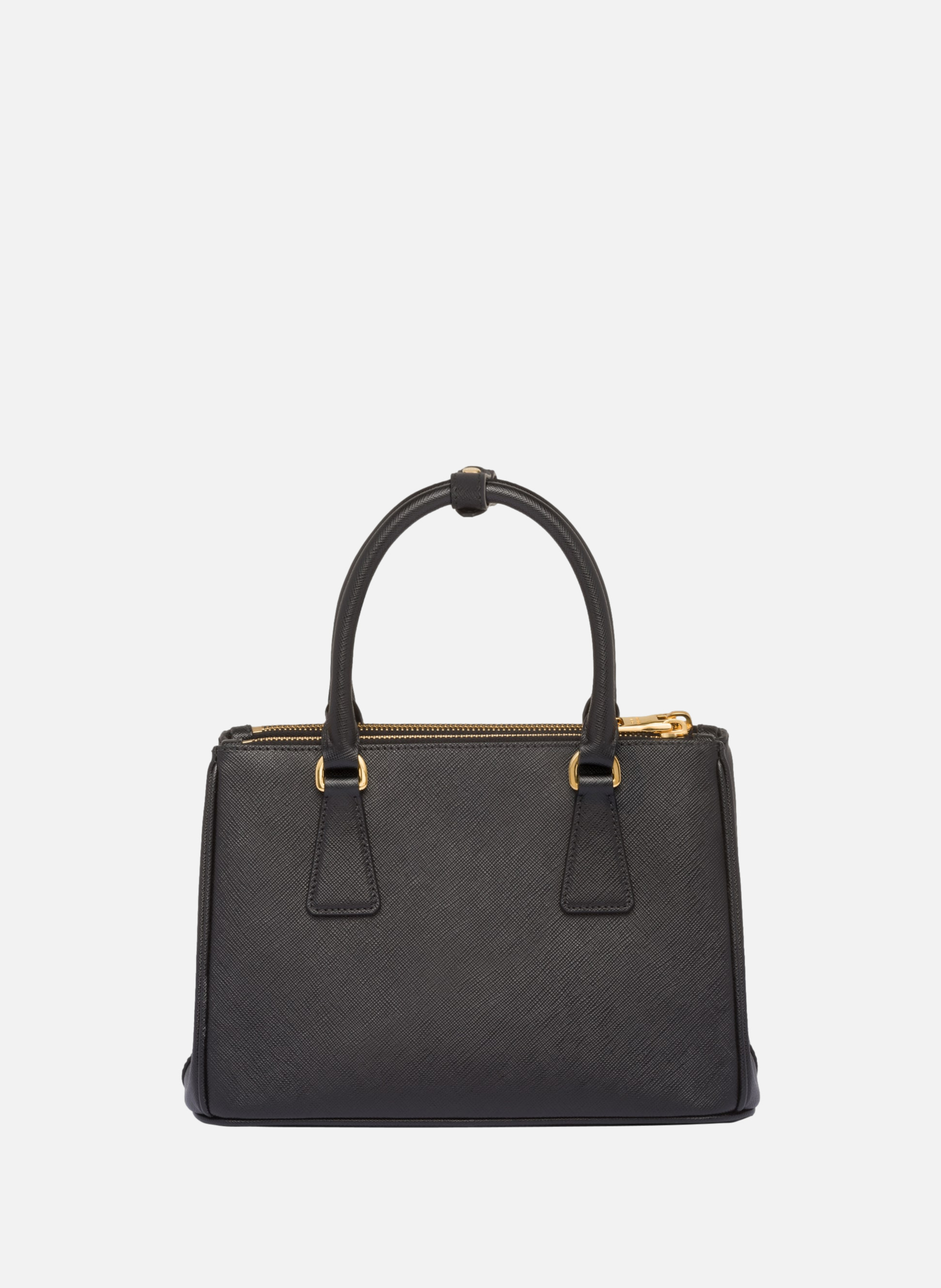 Petit sac prada galleria en cuir saffiano PRADA Noir