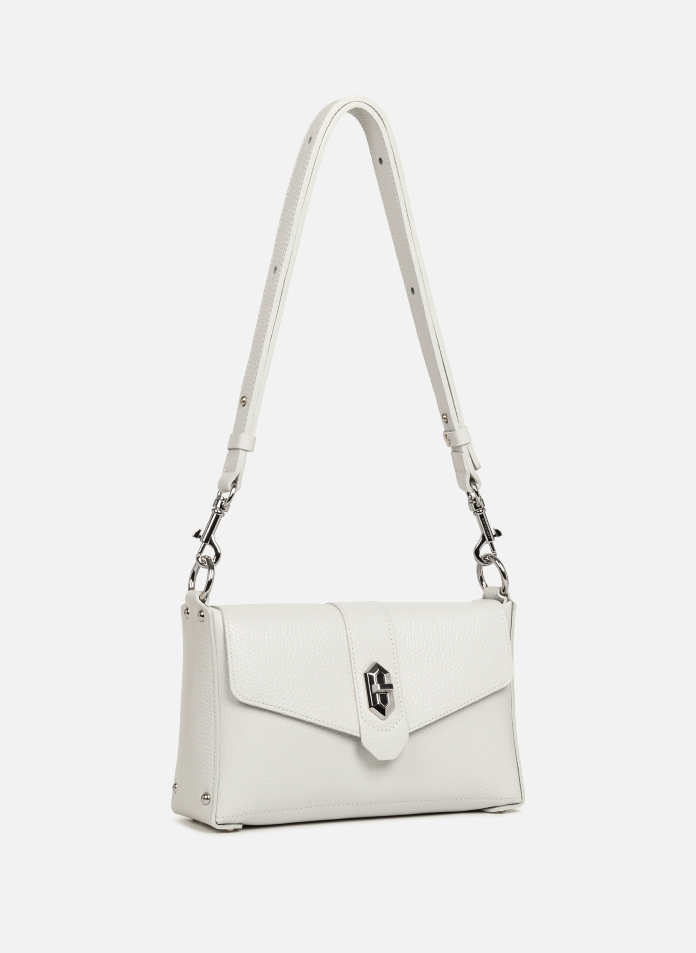 Small crossbody bag - Top Double Grey