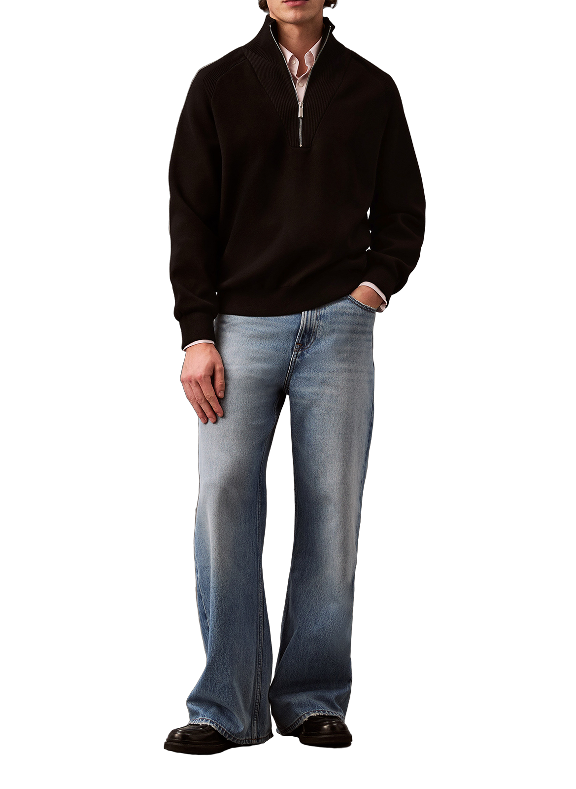 Turtleneck jumper CALVIN KLEIN Black