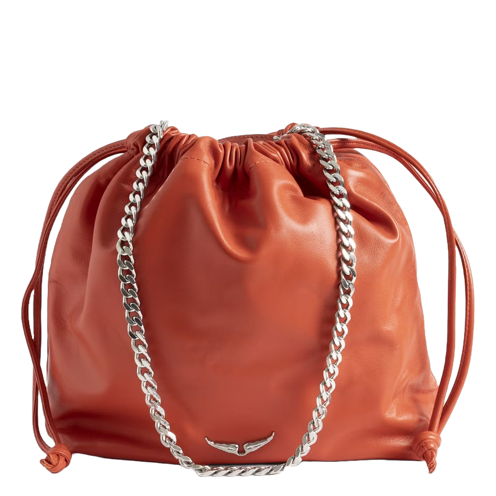 Sac bandoulière en cuir rock today ZADIG&VOLTAIRE Orange