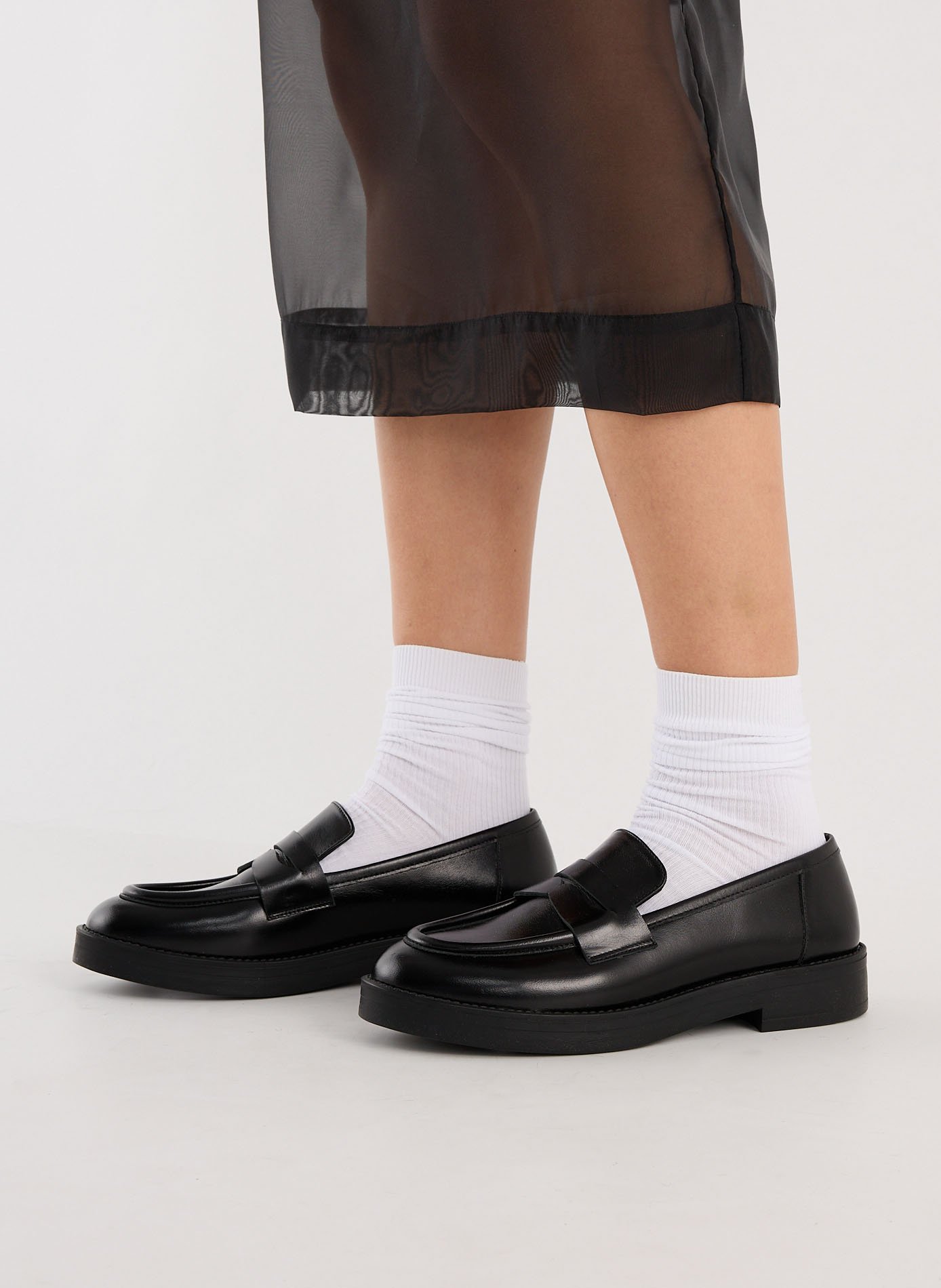 Mocassins Dany en cuir  SAISON 1865 Noir